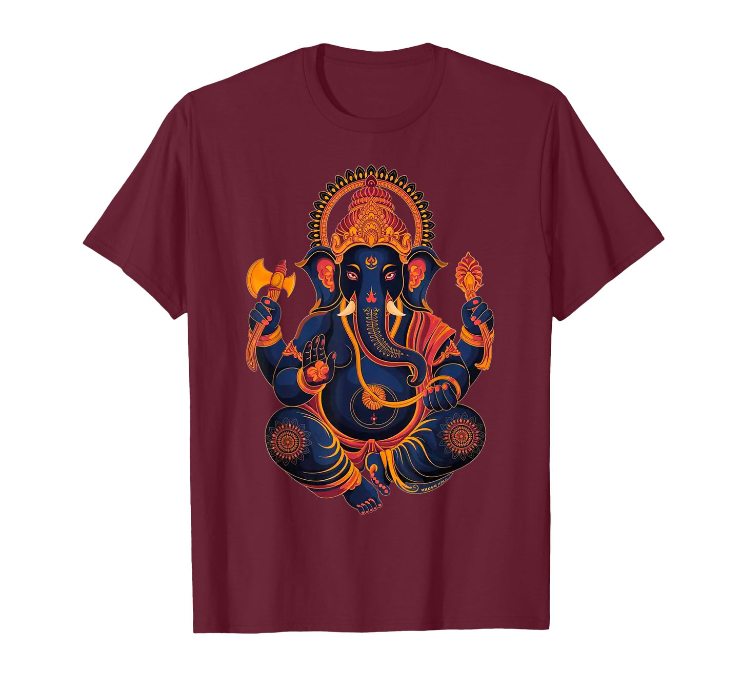 Hindu Ganesha Puja Elephant God India Meditation Yoga Murti T-Shirt