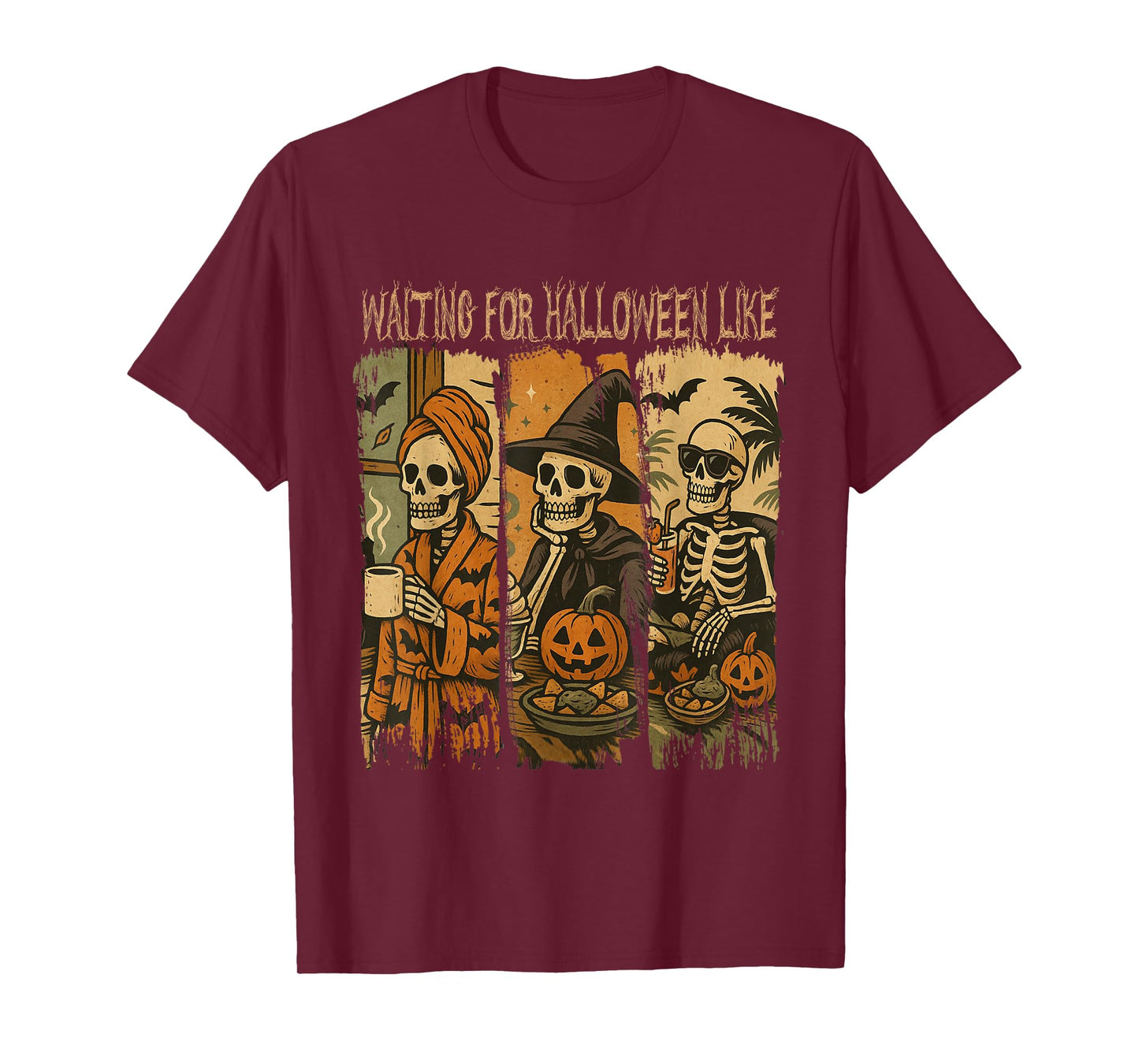 Waiting For Halloween Like Halloween countdown 2025 T-Shirt