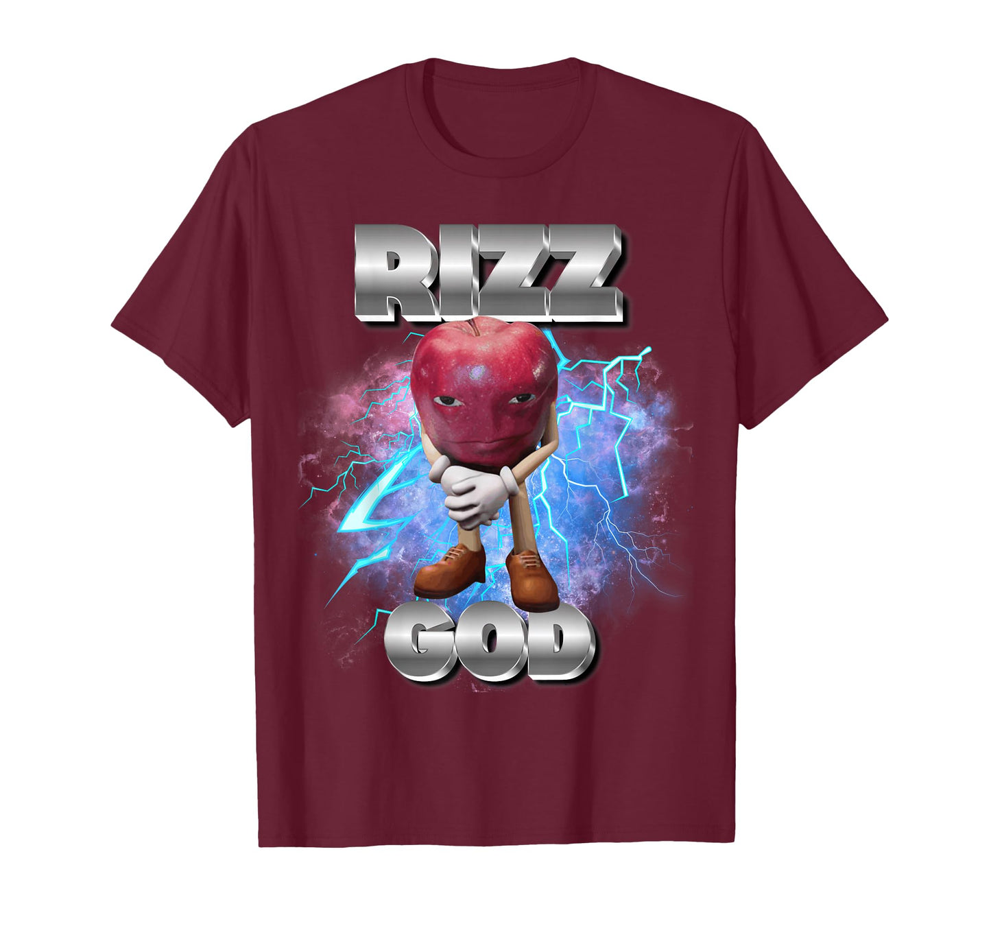Rizz God Rizz Apple Funny Memes Internet Memes Gen-Z Memes T-Shirt