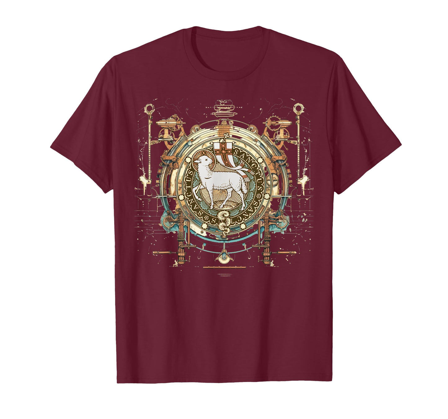 Agnus Dei Sanctus Traditional Latin Mass Catholic T-Shirt