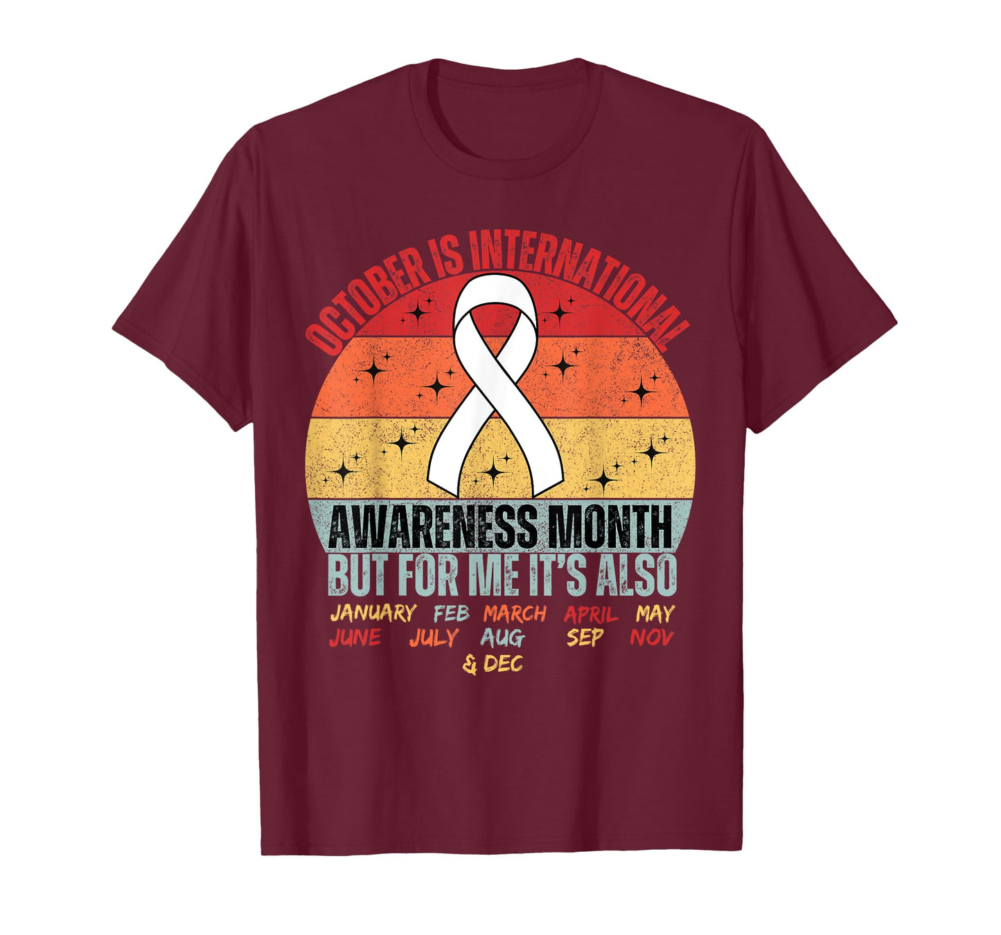 October Is International Blindness Awareness Month T-Shirt