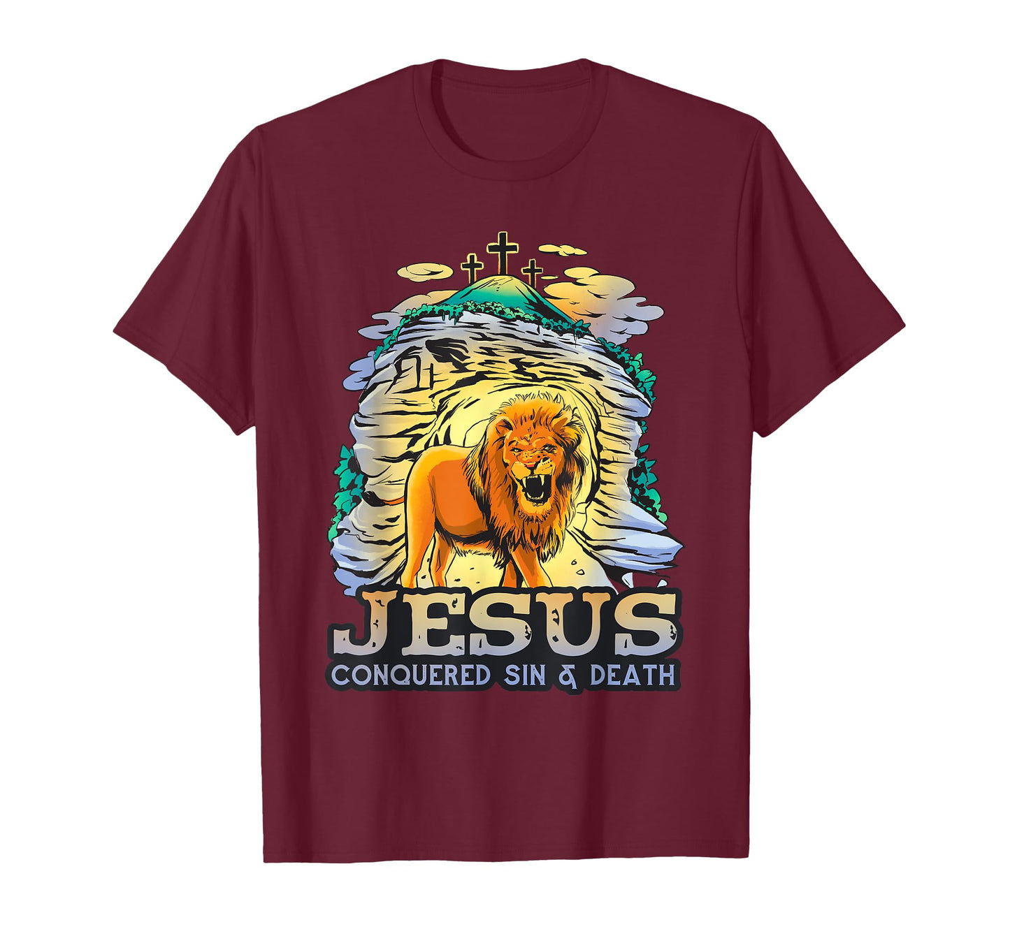 Jesus Conquered Sin and Death Powerful Symbolism of Victory T-Shirt