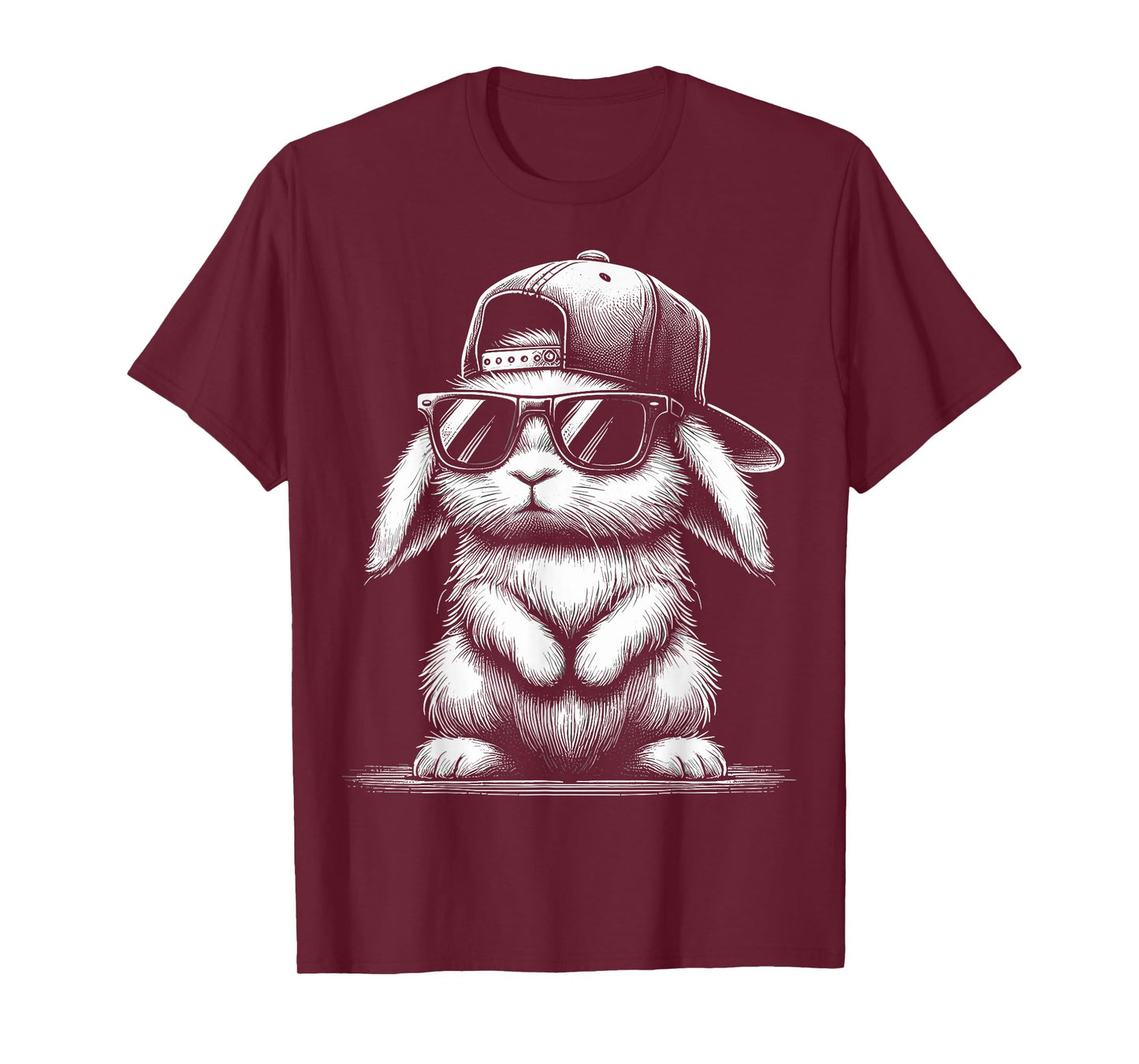 Happy Easter Day Bunny Face Easter Day T-Shirt