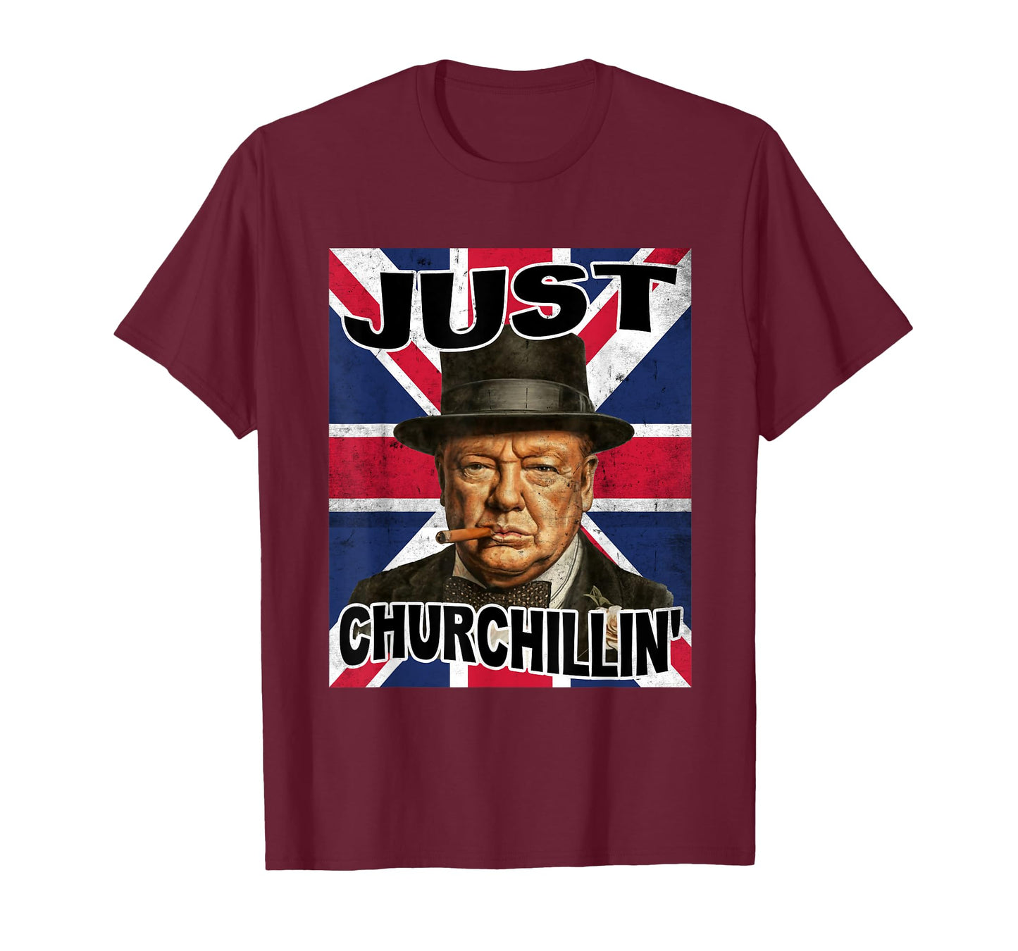 Retro Winston Churchill Shirt Costume For Kids Boys Men T-Shirt