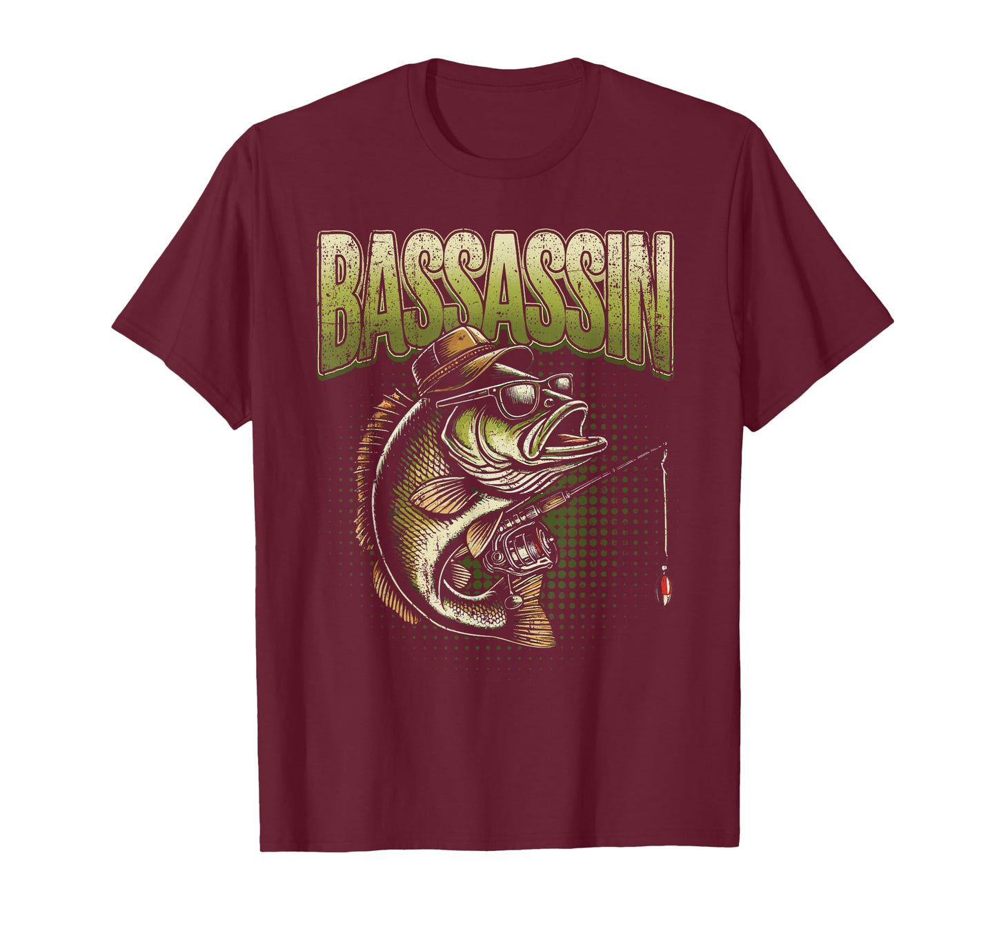 Funny Bass Fisherman Fishing meme T-Shirt