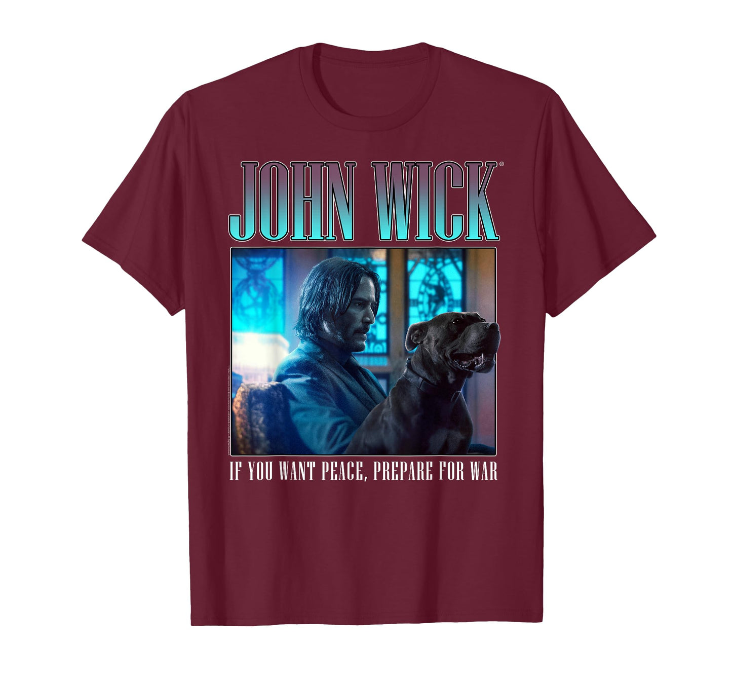 John Wick 90's Bootleg Prepare for War Dog Action Movie T-Shirt for Men Women