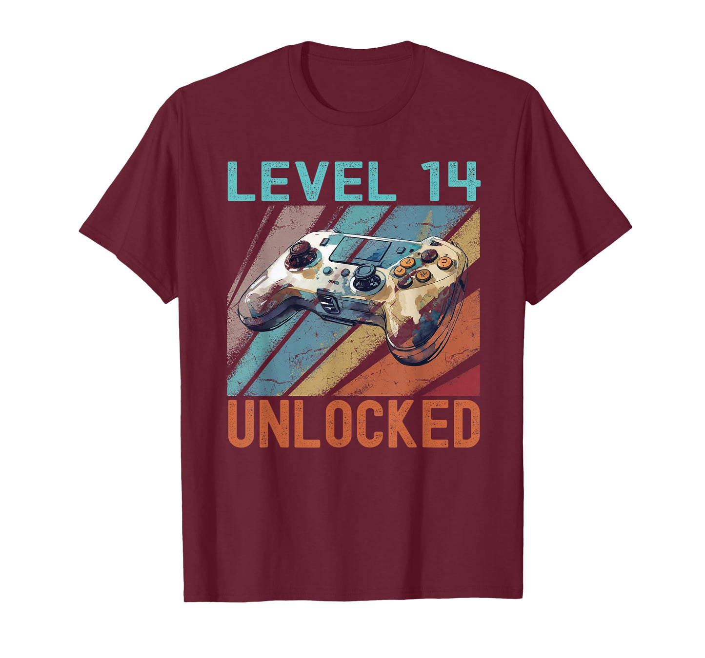 Level 14 Unlocked, Cool Gaming Stuff 14th Birthday Gifts T-Shirt