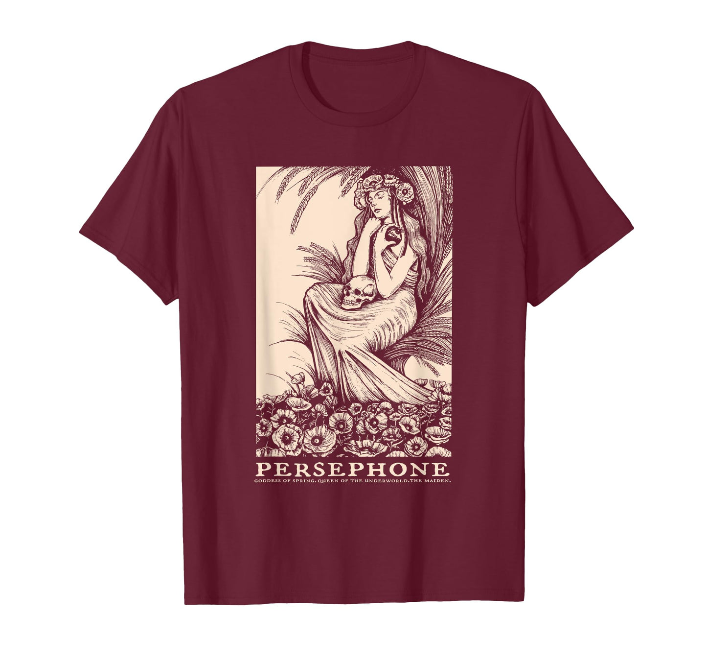 Hades and Persephone Moth and Butterfly Mythology T-Shirt