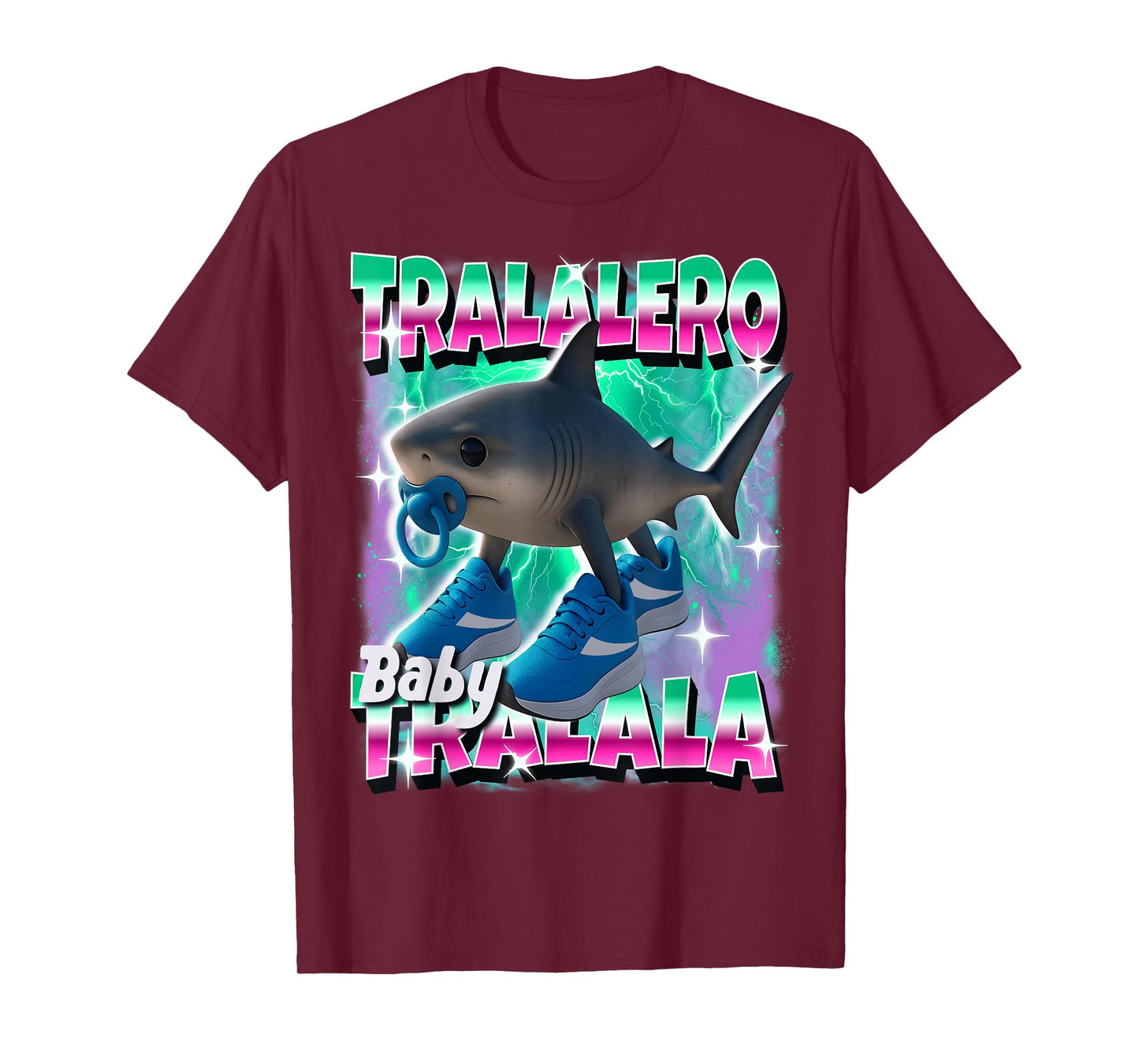 Tralalero Tralala Italian-Brainrot He Loves And Obeys God T-Shirt