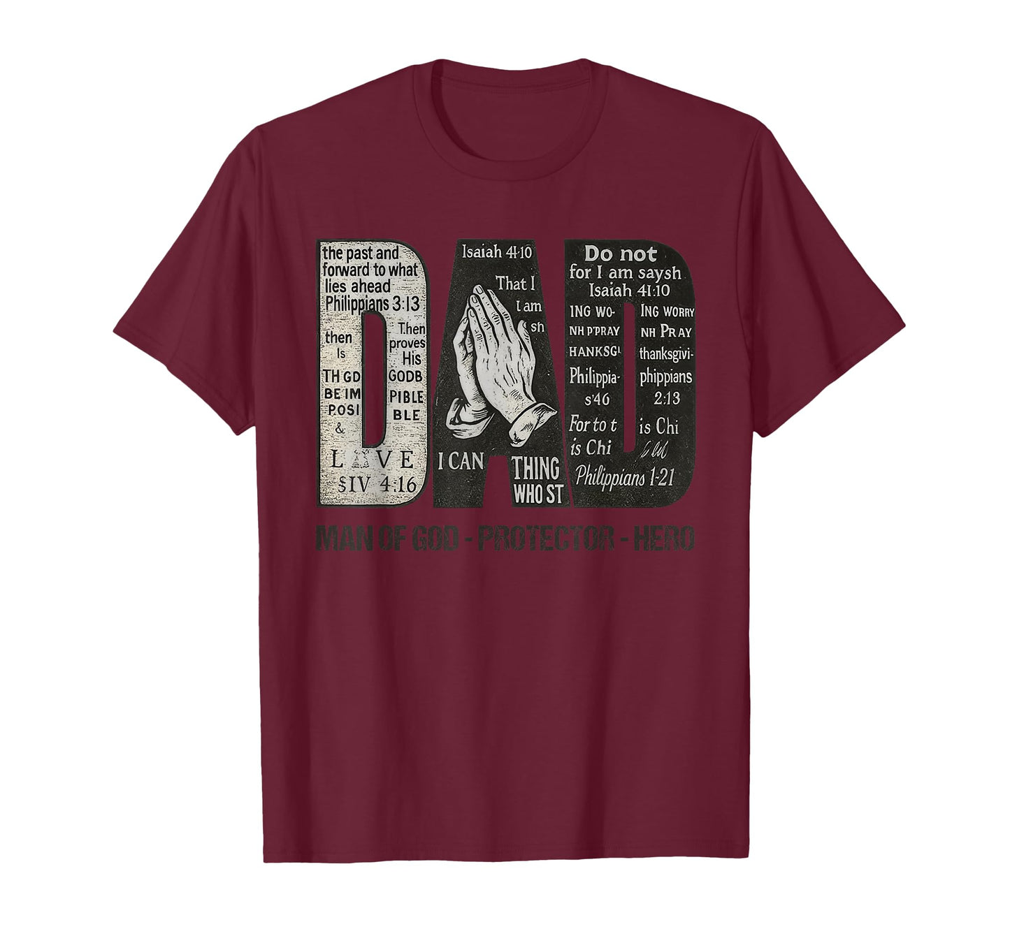 Dad Man of God, Christian Dad T-Shirt