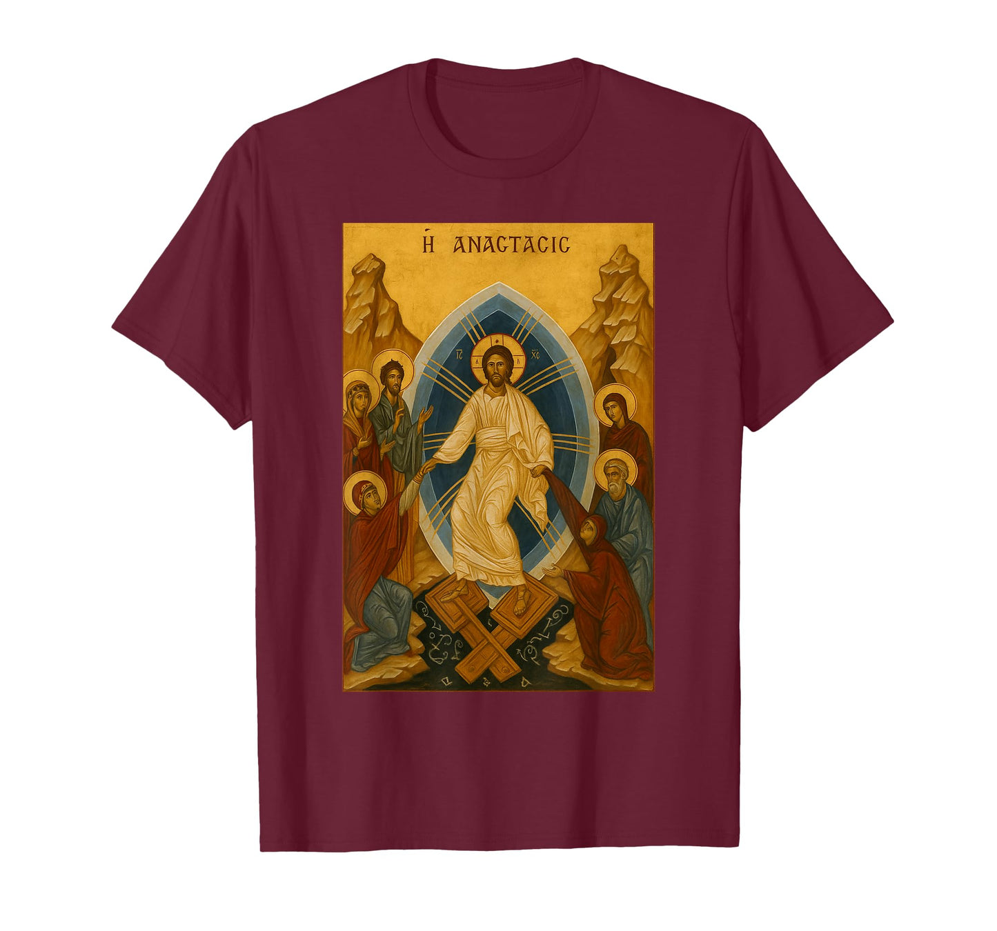 Resurrection of Jesus Christ - Christian Orthodox Icon T-Shirt