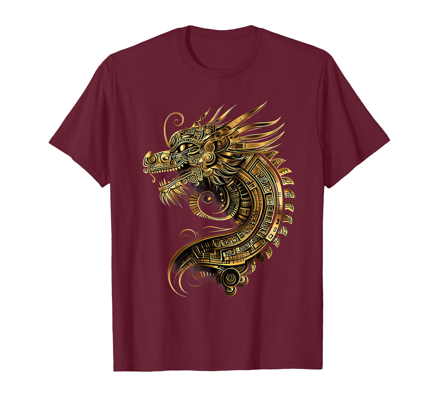 Aztec Mexican Mythology Aztec God Toltec Inca Dragon Mayan T-Shirt