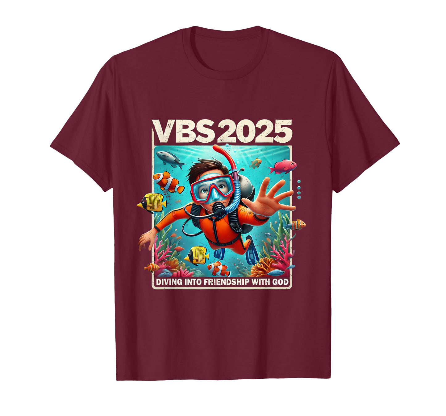 VBS 2025 Scuba Diving Into Friendship with God Adventure T-Shirt
