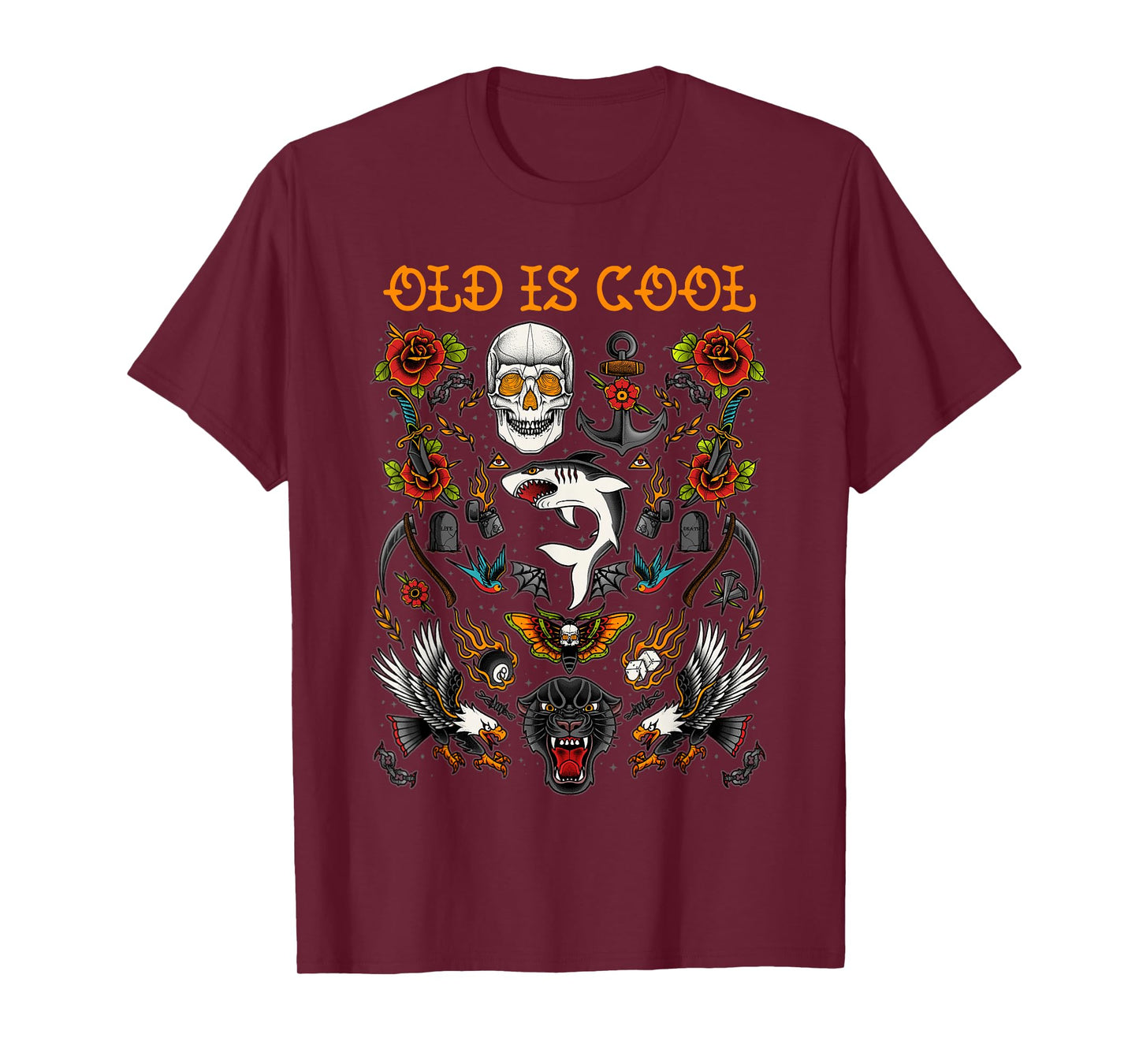 Old School Traditional Tattoo Style Shirt for Tattoo Artist T-Shirt