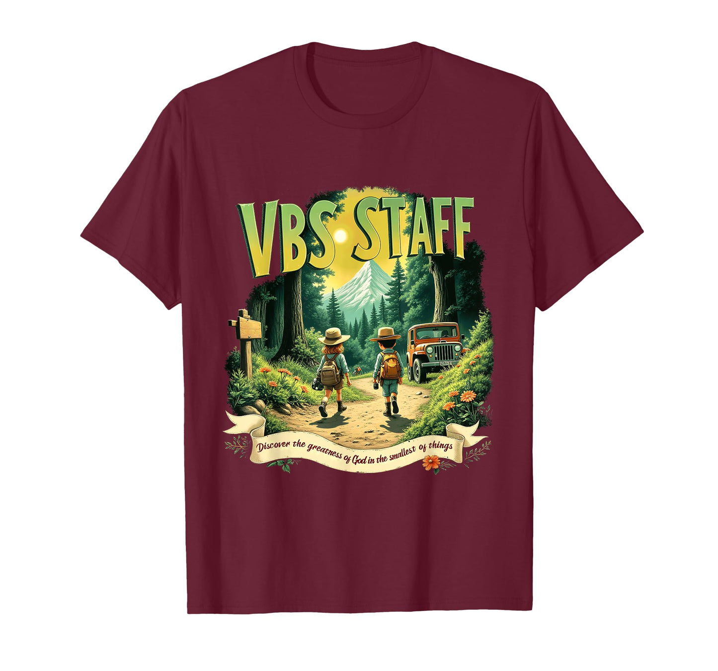 Team Adventure Magnified Smallest VBS Staff 2025 Insects T-Shirt