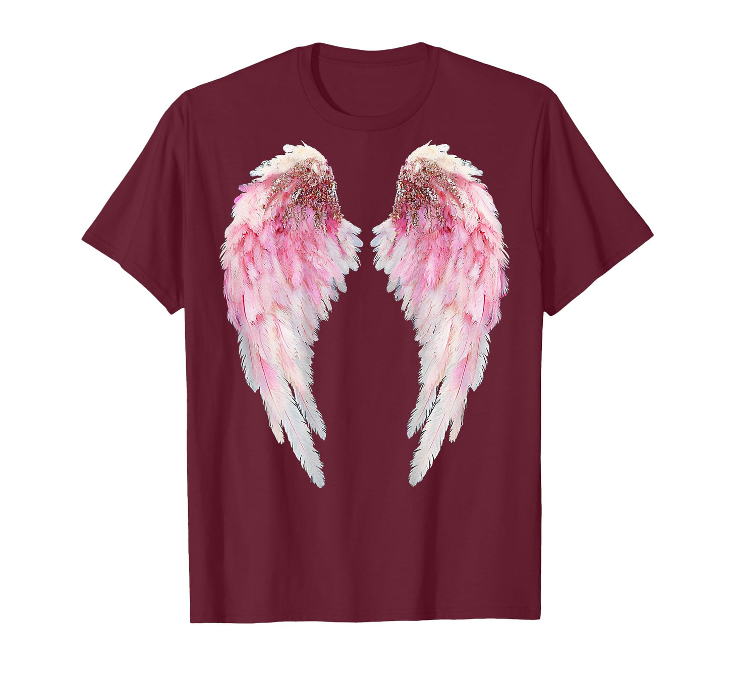 Angel Wings Pink Graphic T-Shirt