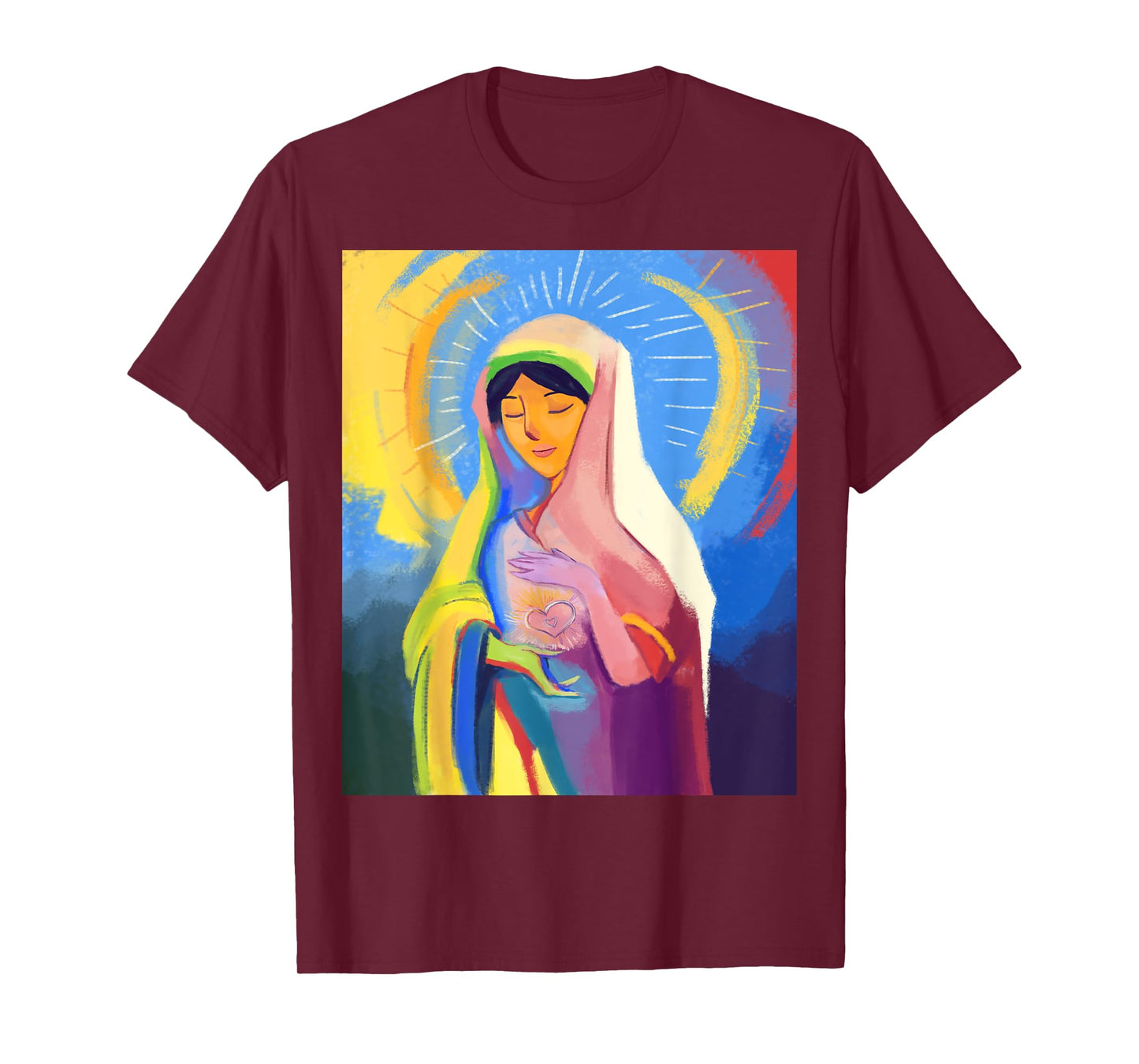 Our Blessed Mother Mary Mother Of Jesus Pro Life Catholic T-Shirt