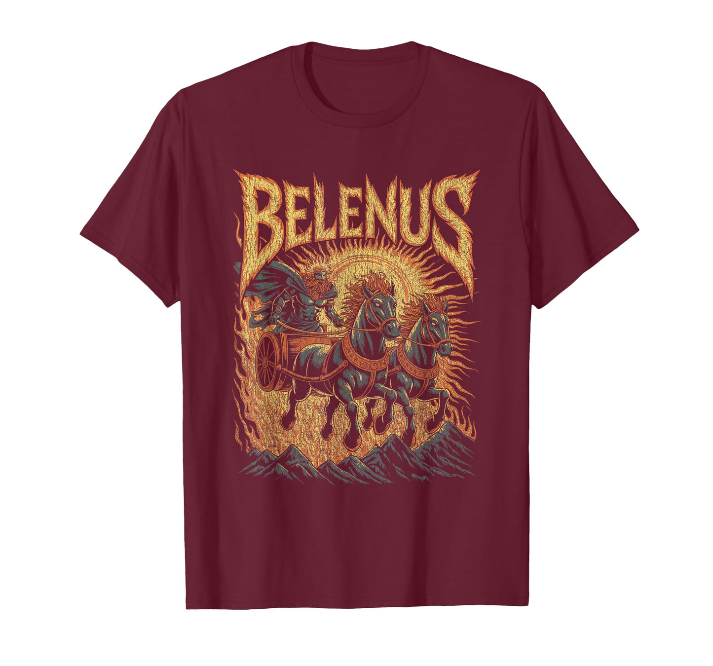 Belenus Celtic Sun God Solar Chariot Mythology T-Shirt
