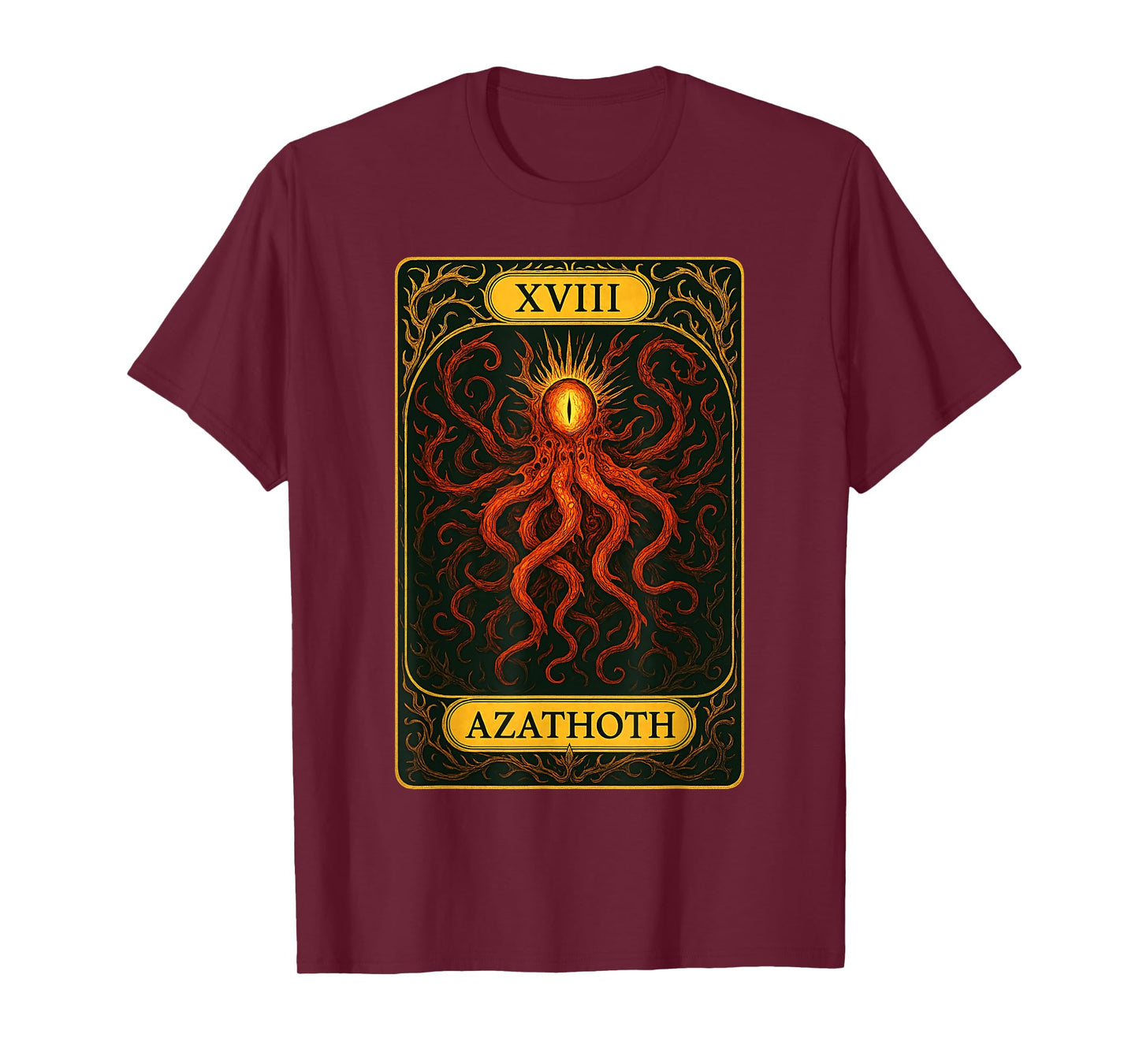 Azathoth Cthulhu Mythos Lovecraftian Necronomicon Tarot T-Shirt