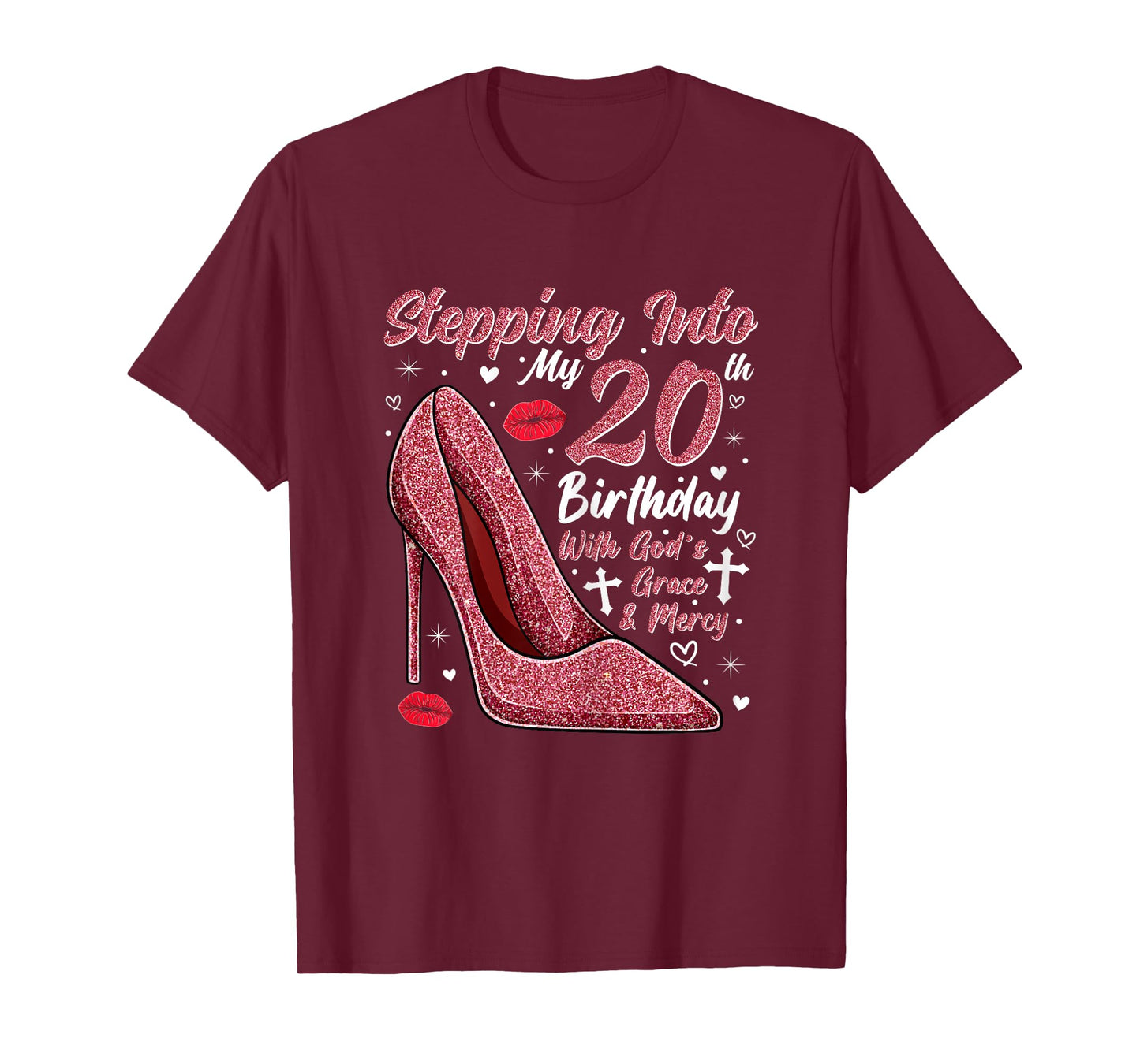 Stepping Into My 20th Birthday Girls 20 Year Old T-Shirt
