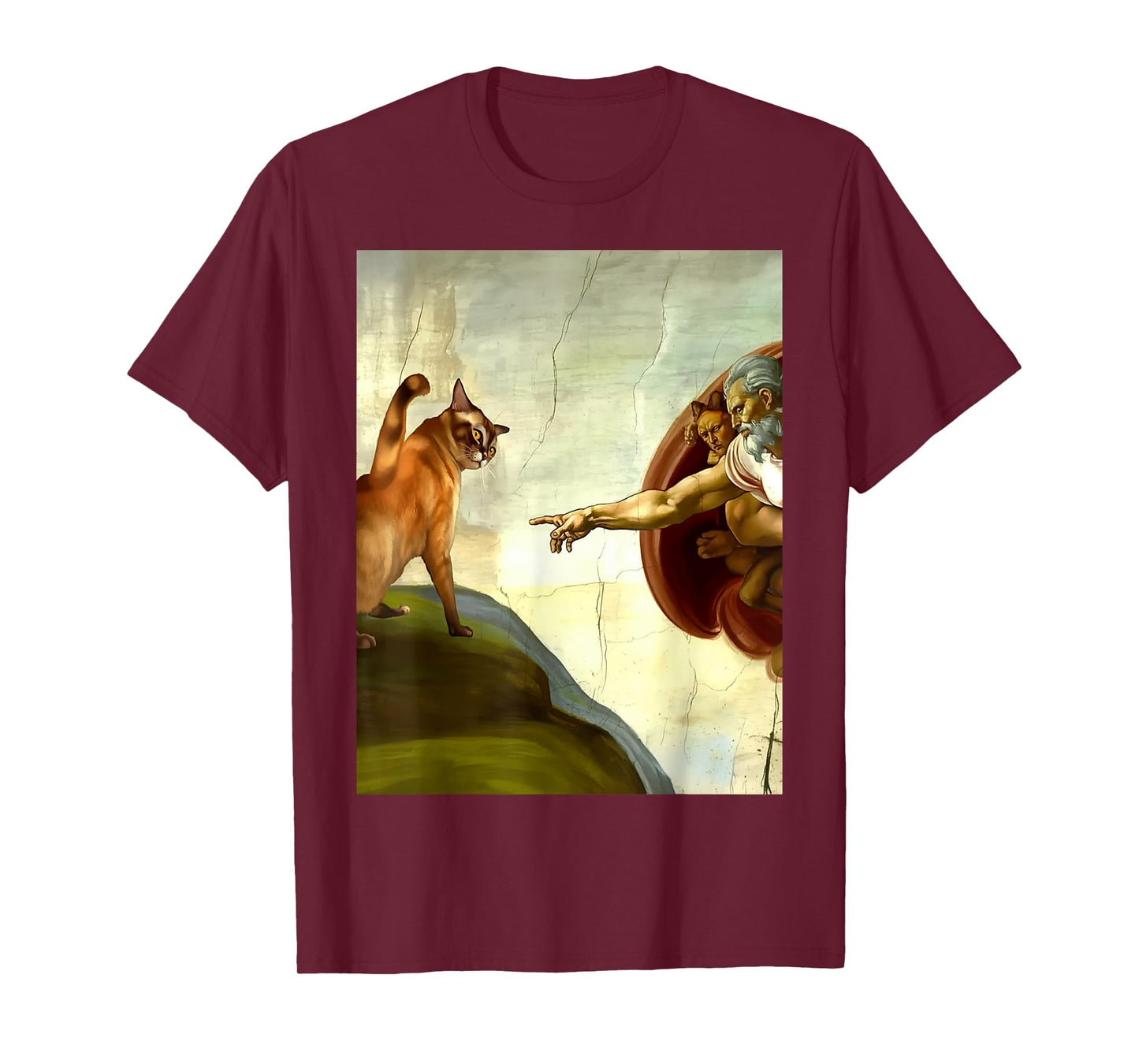 Funny Cat Lovers Creation Parody T-Shirt