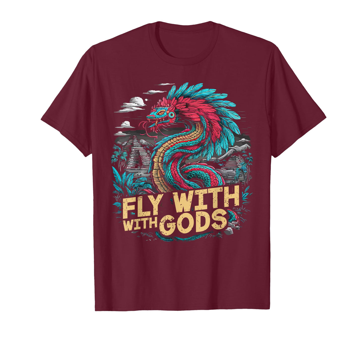 Aztec God Aztec Culture Mayan Indigenous Quetzalcoatl T-Shirt