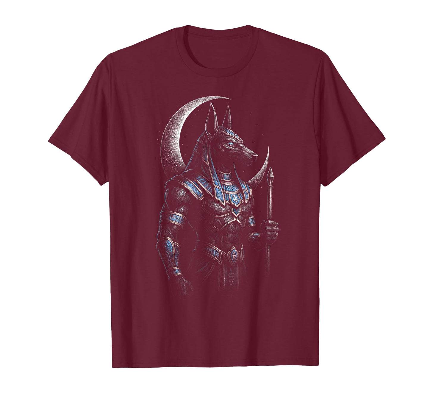 Anubis Egyptian Mythology Warrior God Cosmic T-Shirt