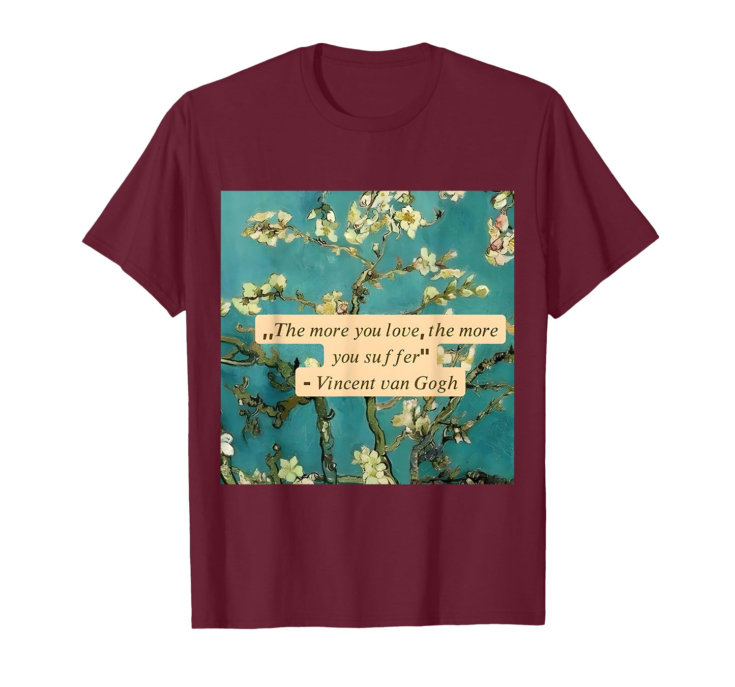 Almond Blossom Vincent Van Gogh Fans Famous Artist Tribute T-Shirt