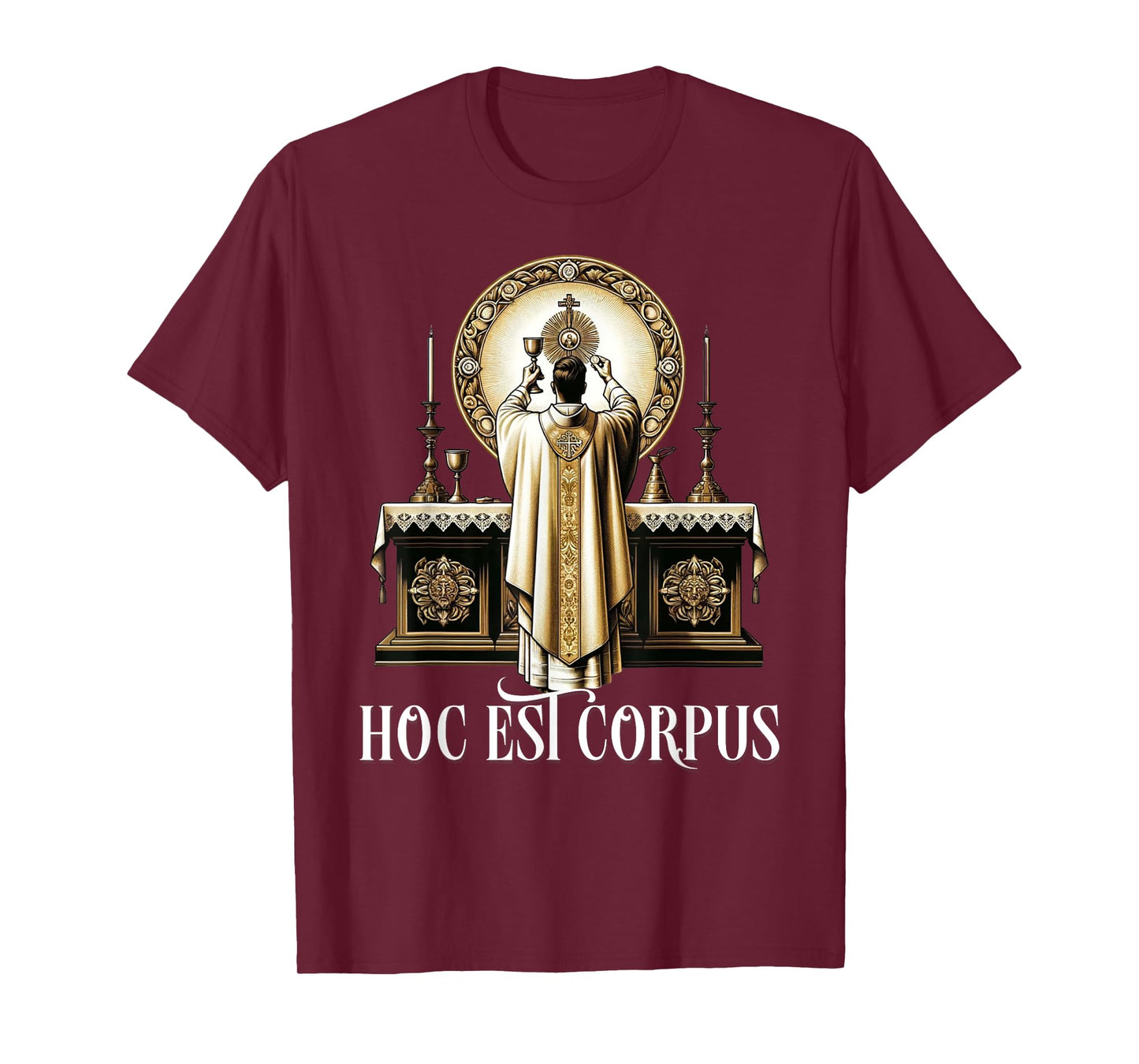 Eucharistic Consecration Traditional Latin Mass Catholic T-Shirt