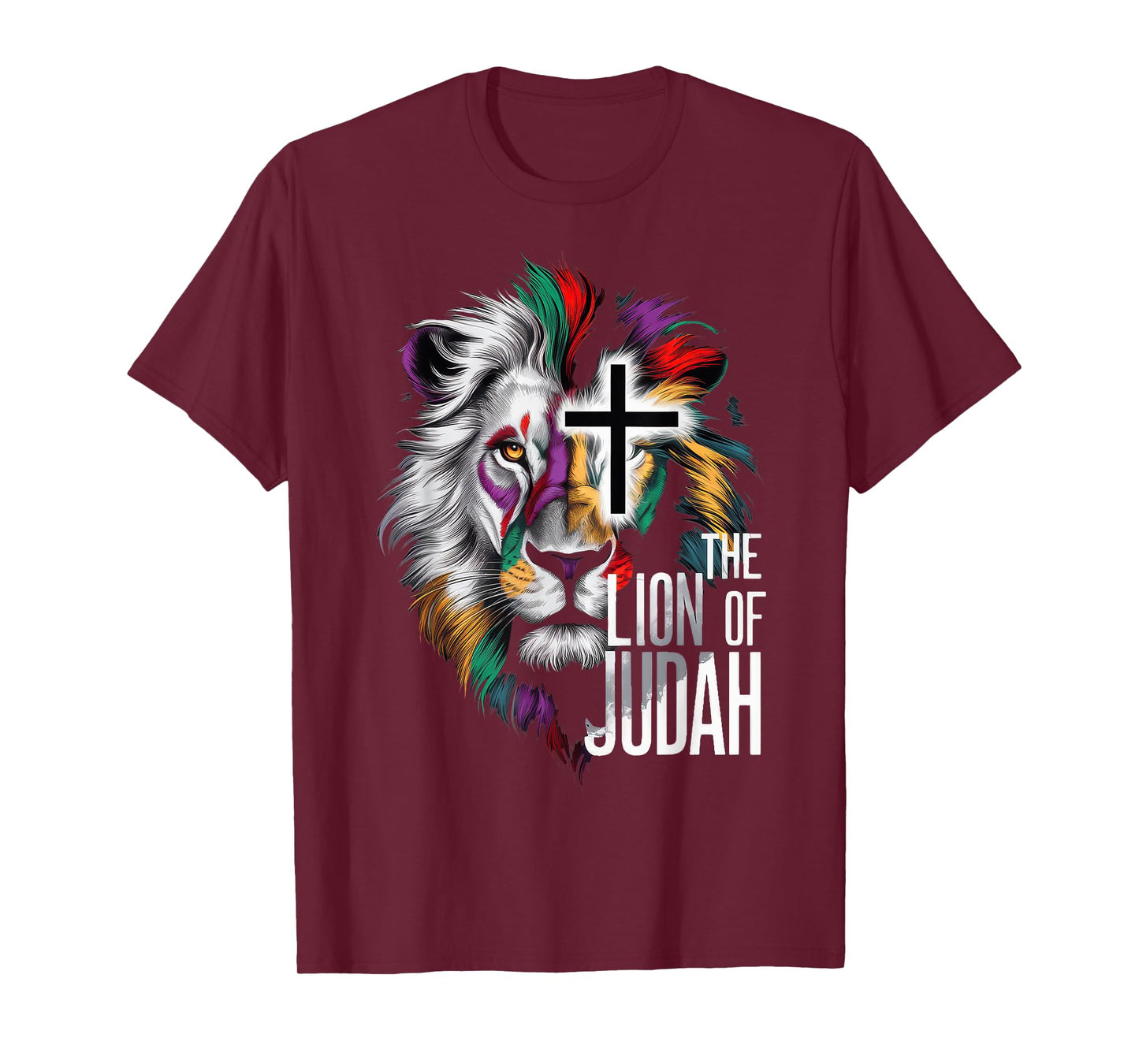 Jesus Lion of Judah Christian Faith for Men and Women T-Shirt