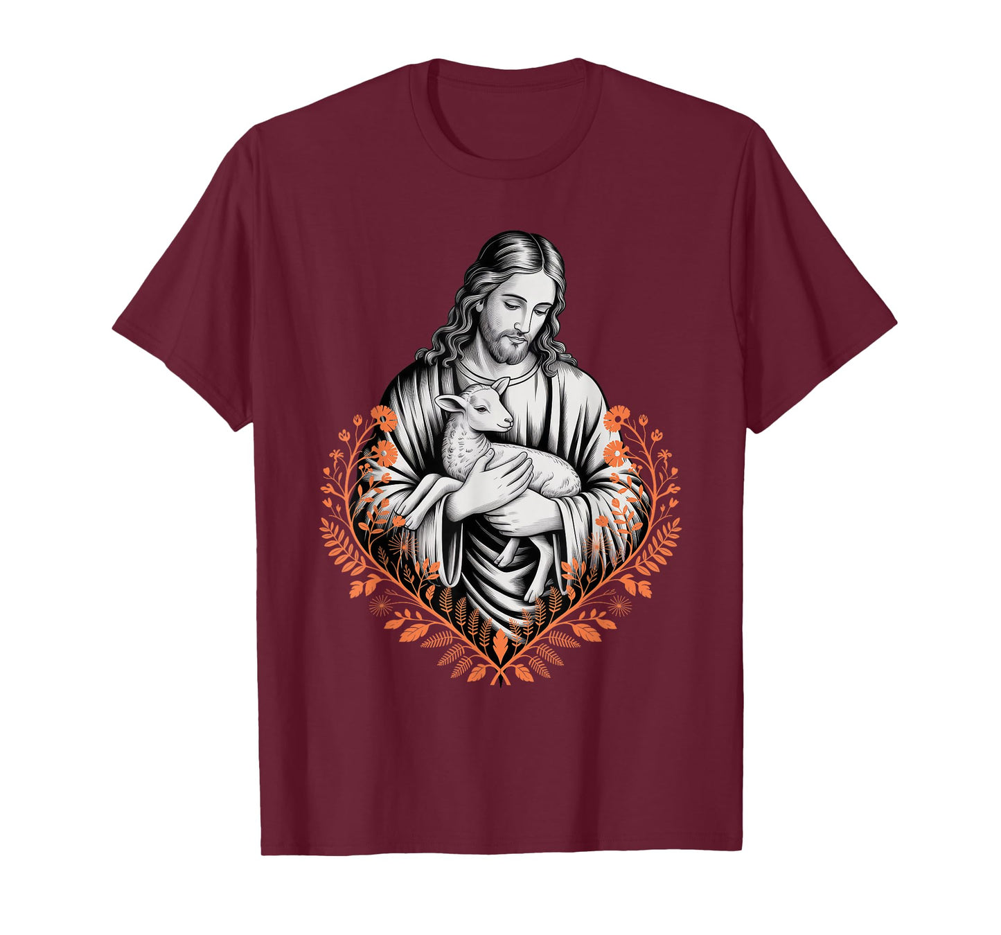 Jesus Holding Lamb God Shepard T-Shirt