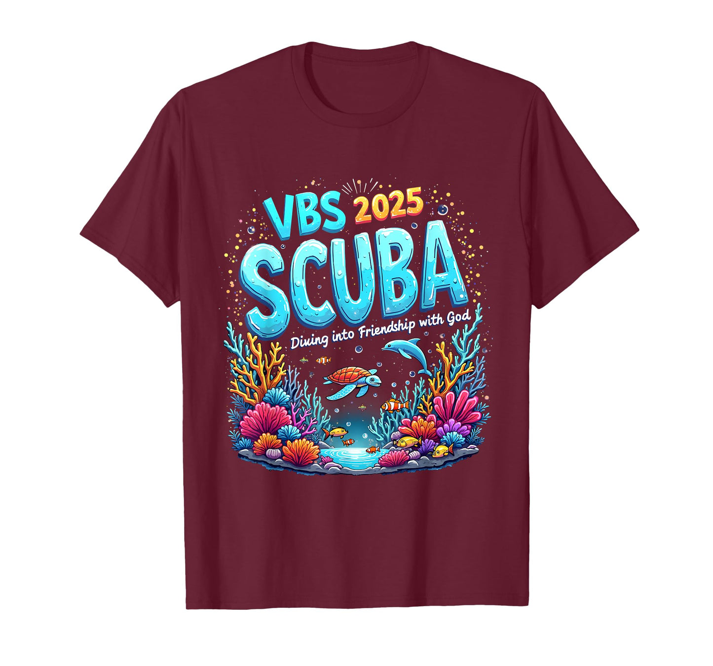 VBS 2025 Scuba Diving Into Friendship with God Christian T-Shirt