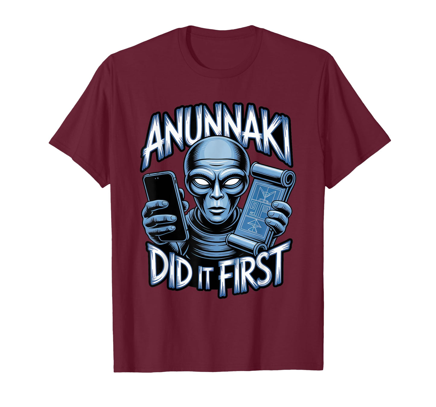Anunnaki Did It First Enki Enlil Ancient Astronaut Race T-Shirt