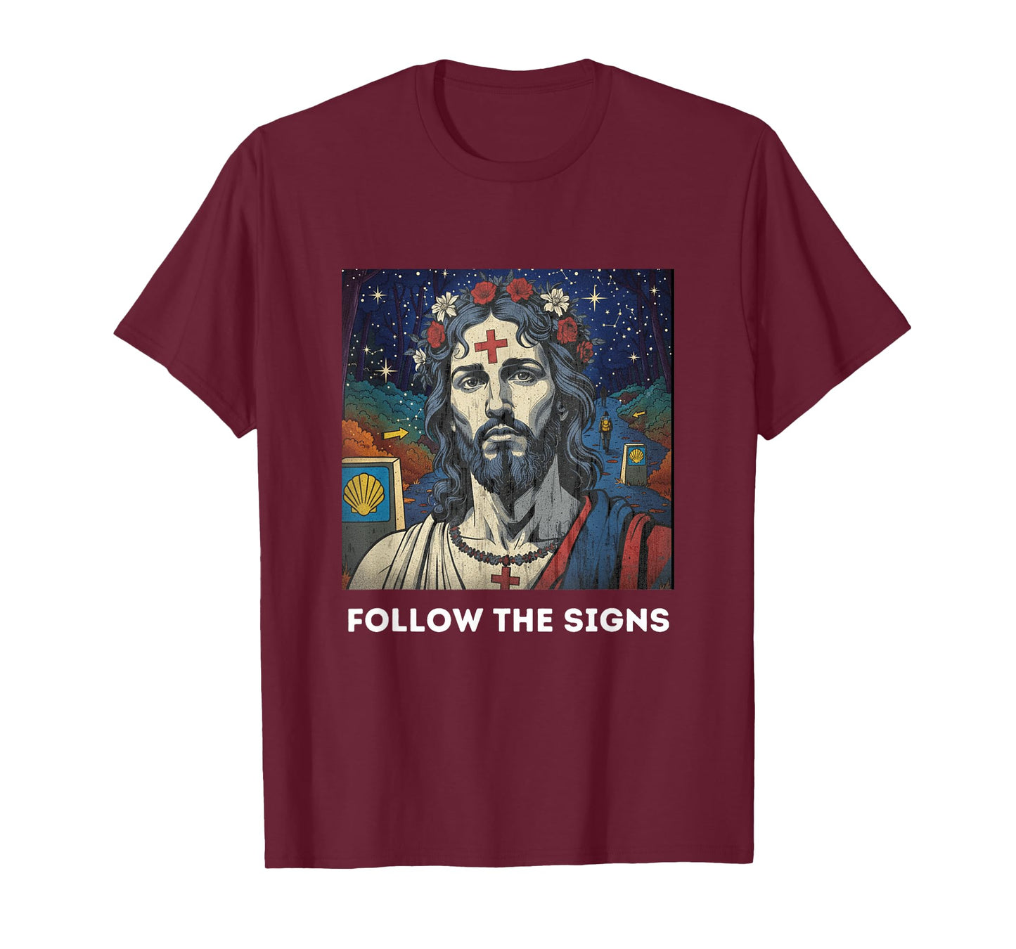 The Signs |The Camino de Santiago Jesus T-Shirt