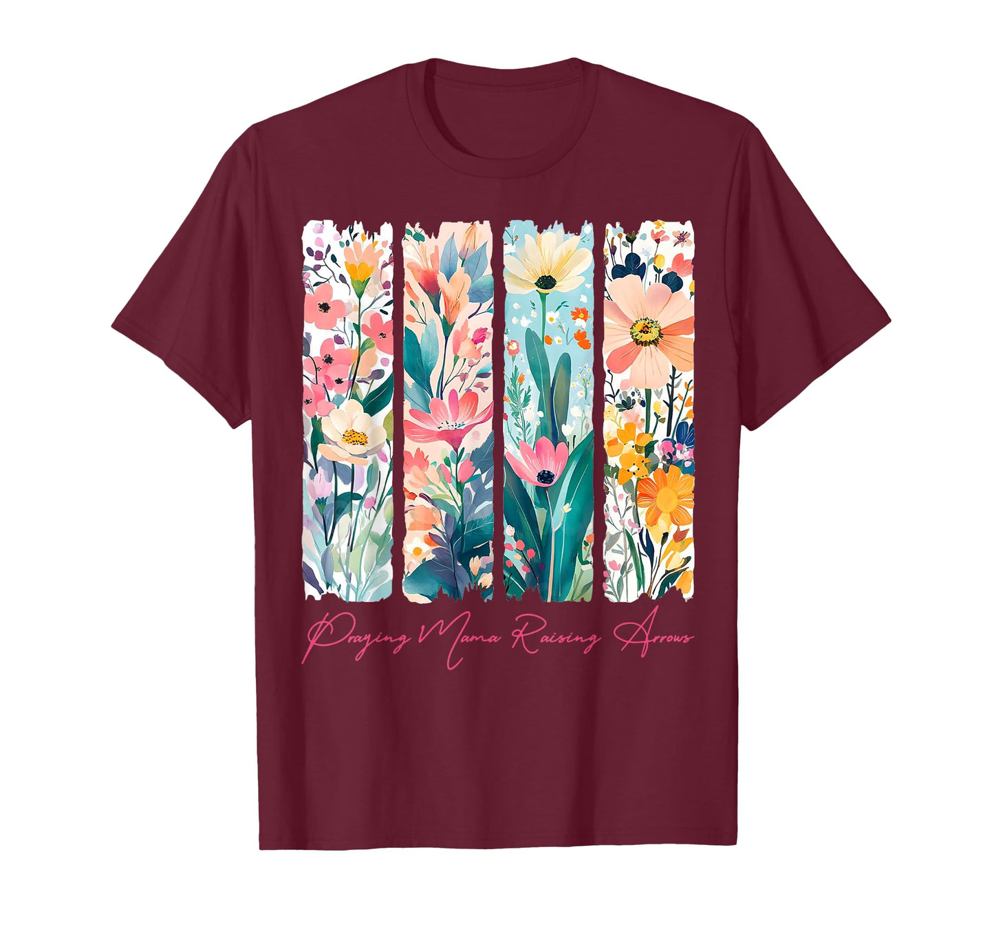 Praying Mama Raising Arrows Christian Mama Mother’s Day T-Shirt
