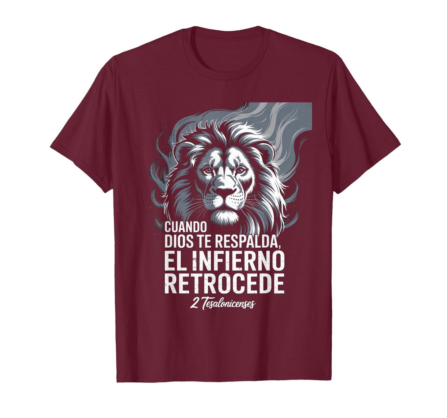 Cuando Dios Te Respalda el Infierno Retrocede – Verse T-Shirt
