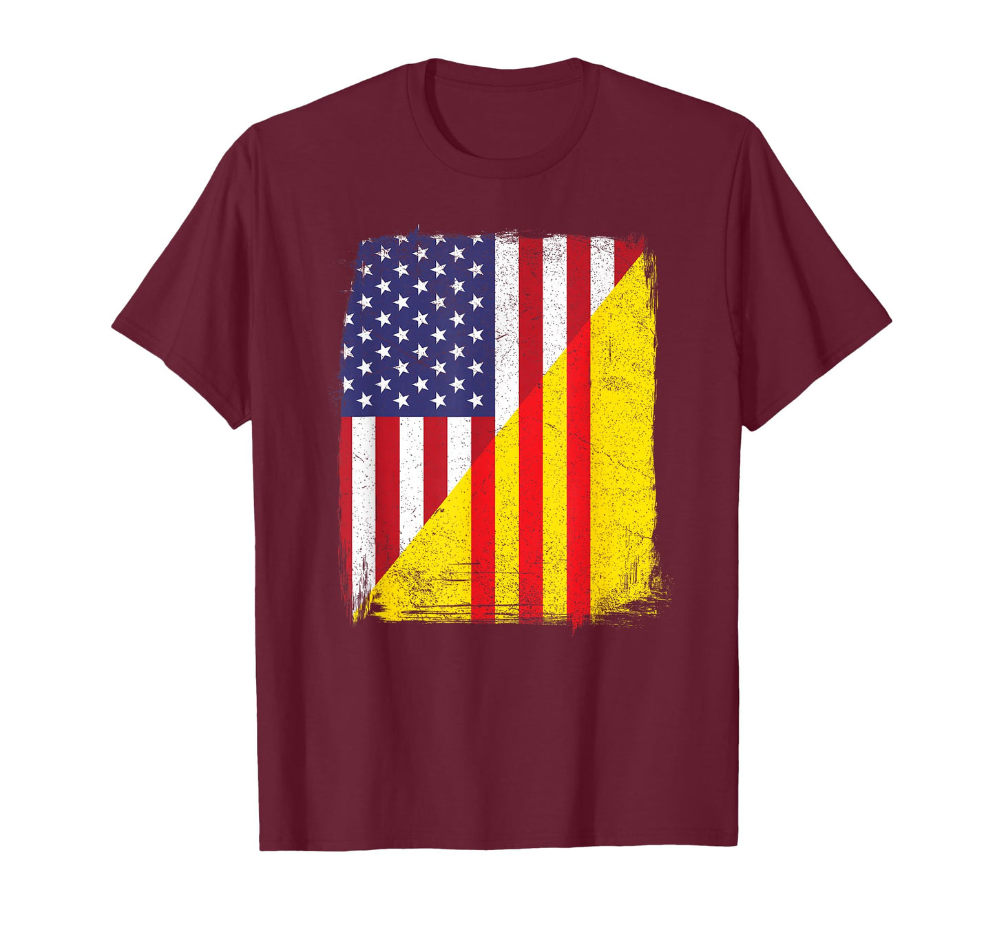 Vietnamese American Flag South Vietnam USA T-Shirt