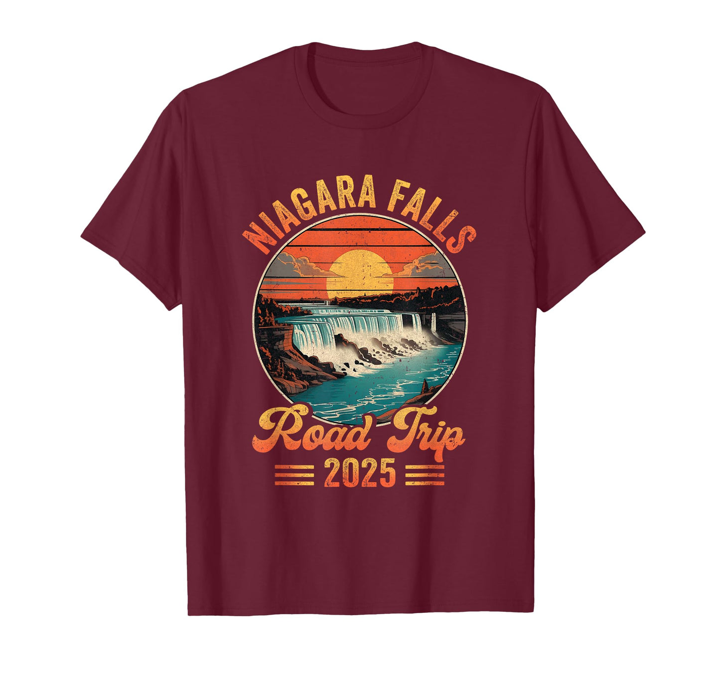 Niagara Falls Road Trip 2025 Summer Vacation Family Matching T-Shirt