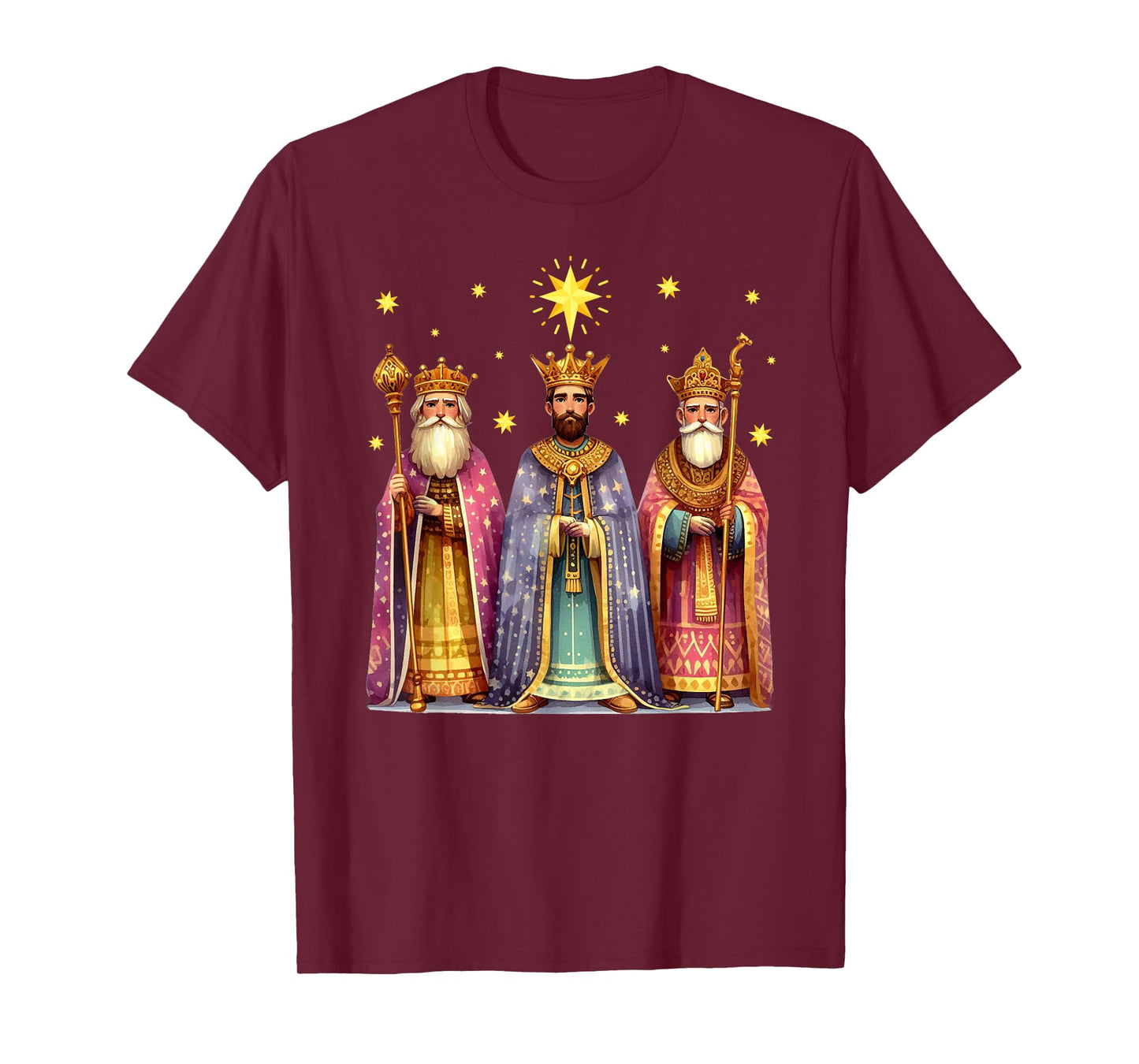 Feliz Dia De Reyes Epiphany Three Kings Day Los Reyes Magos T-Shirt