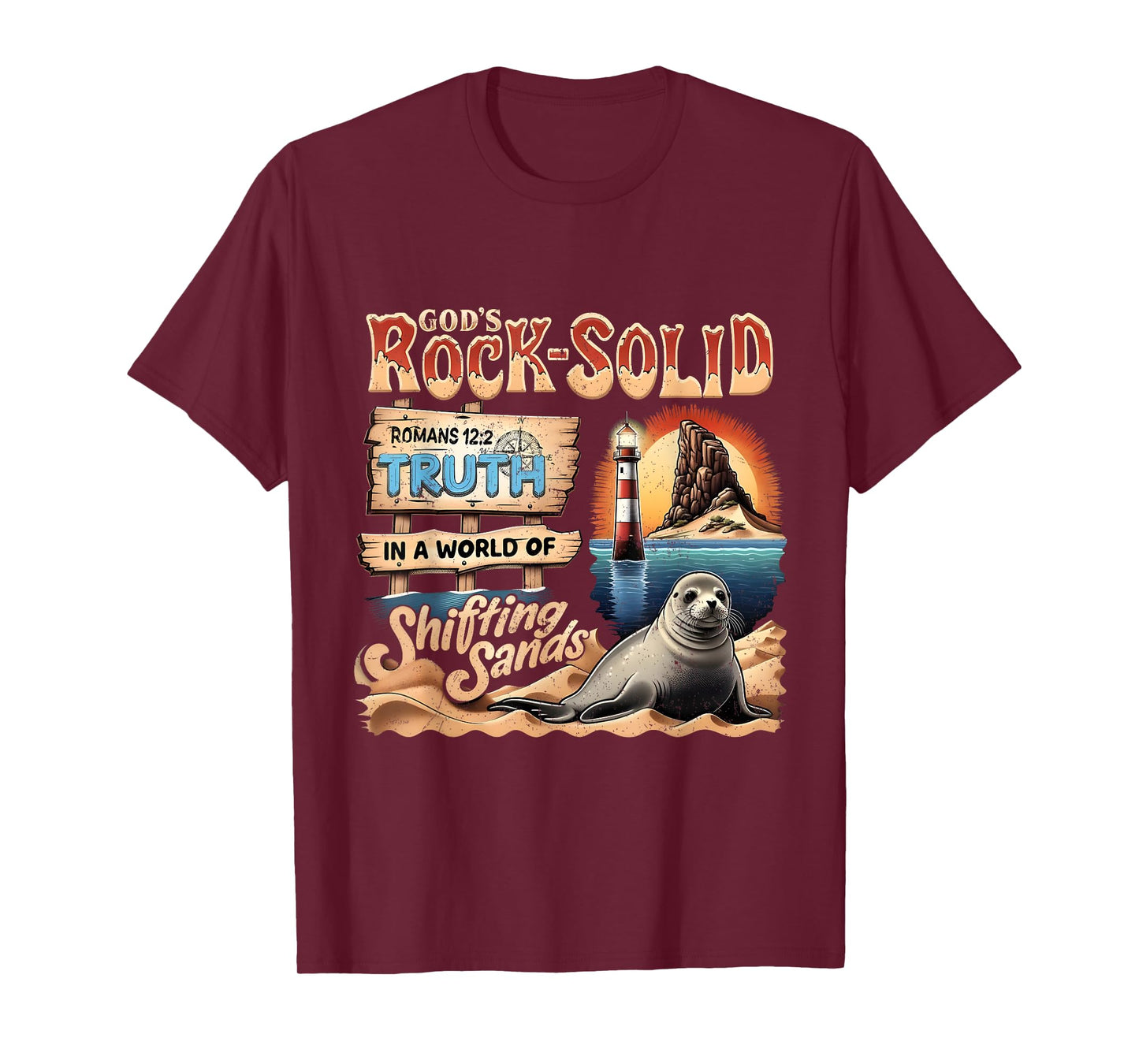 God's Rock Solid Truth Shifting Sands VBS 2025 T-Shirt