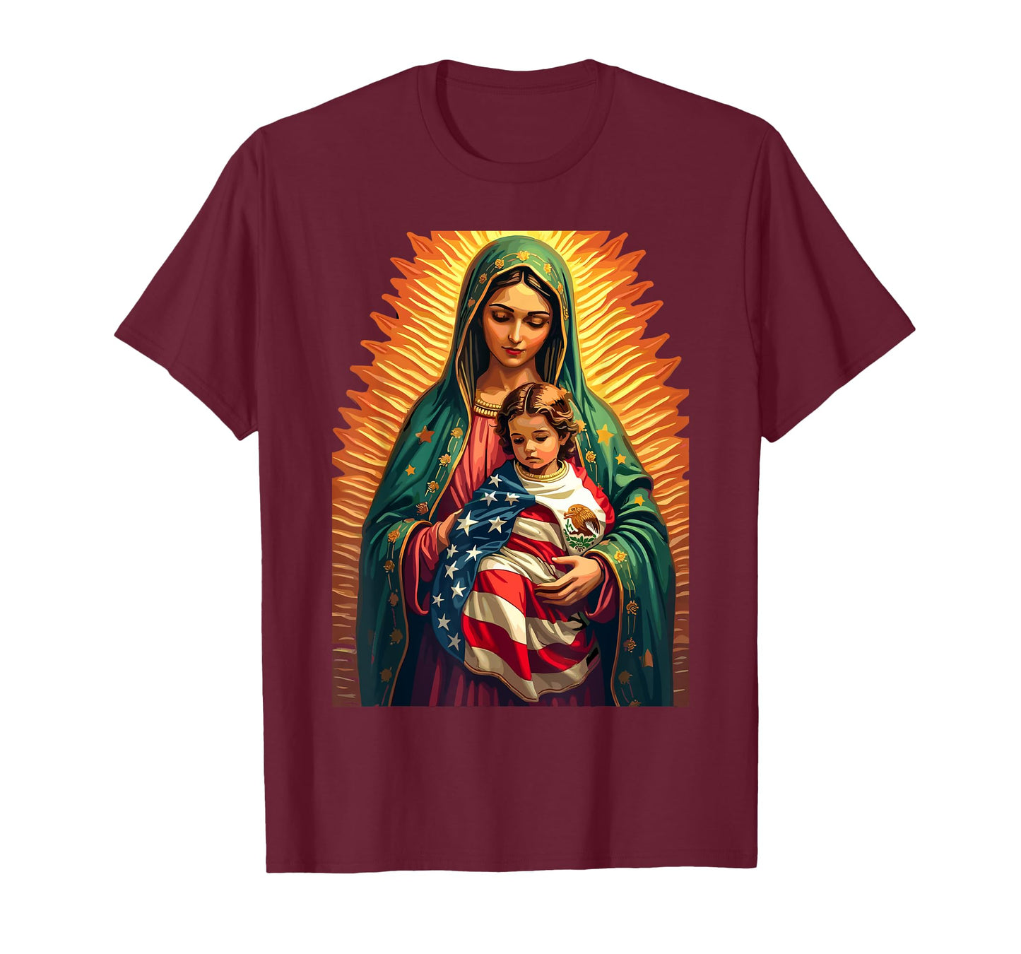 La Virgen de Guadalupe Embrace of Faith T-Shirt