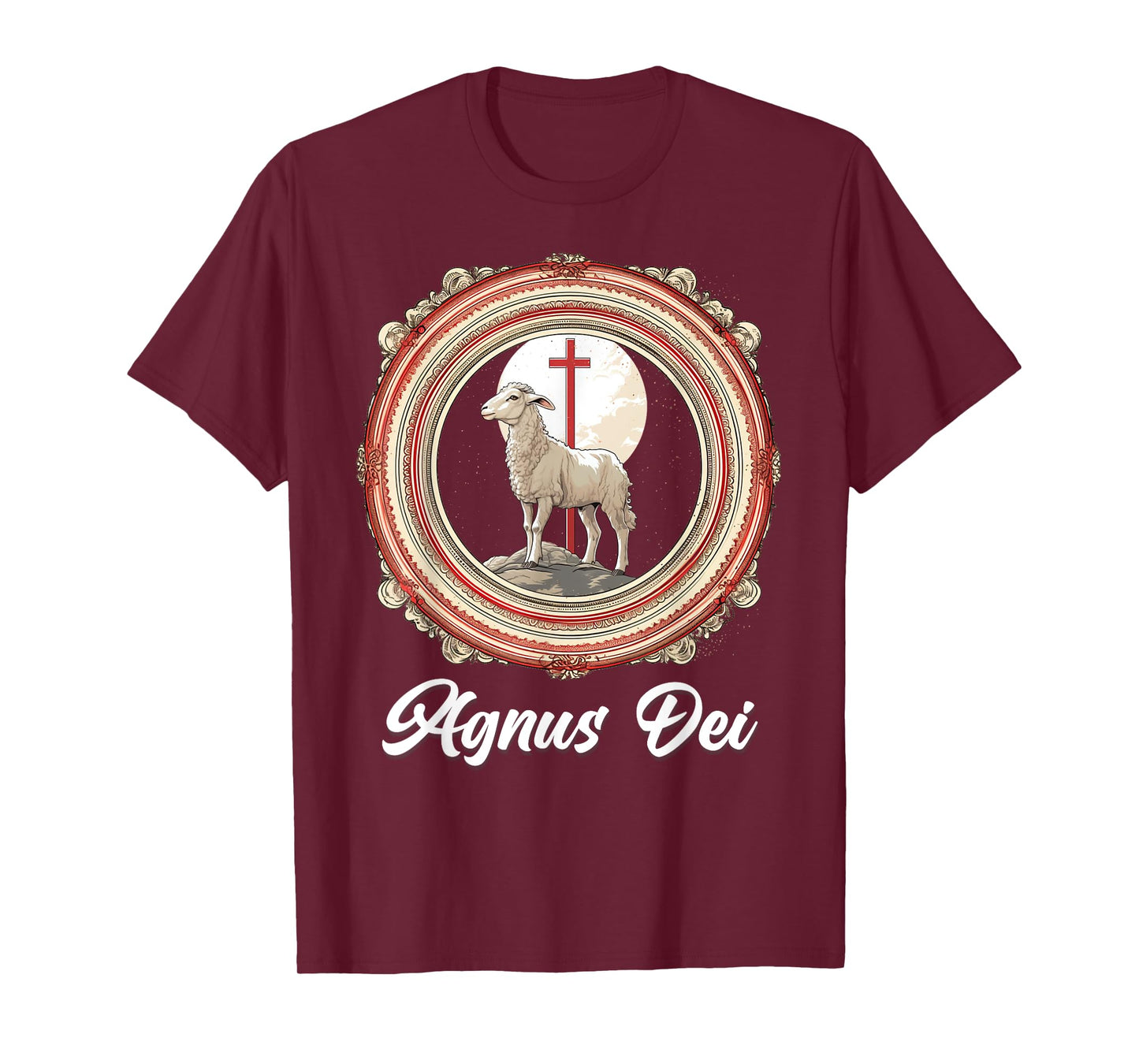 Agnus Dei Sanctus Traditional Latin Mass Catholic T-Shirt