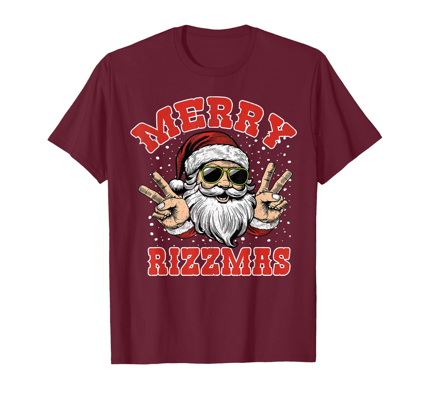 Merry Rizzmas Rizz Christmas Santa Claus Xmas Costume Funny T-Shirt