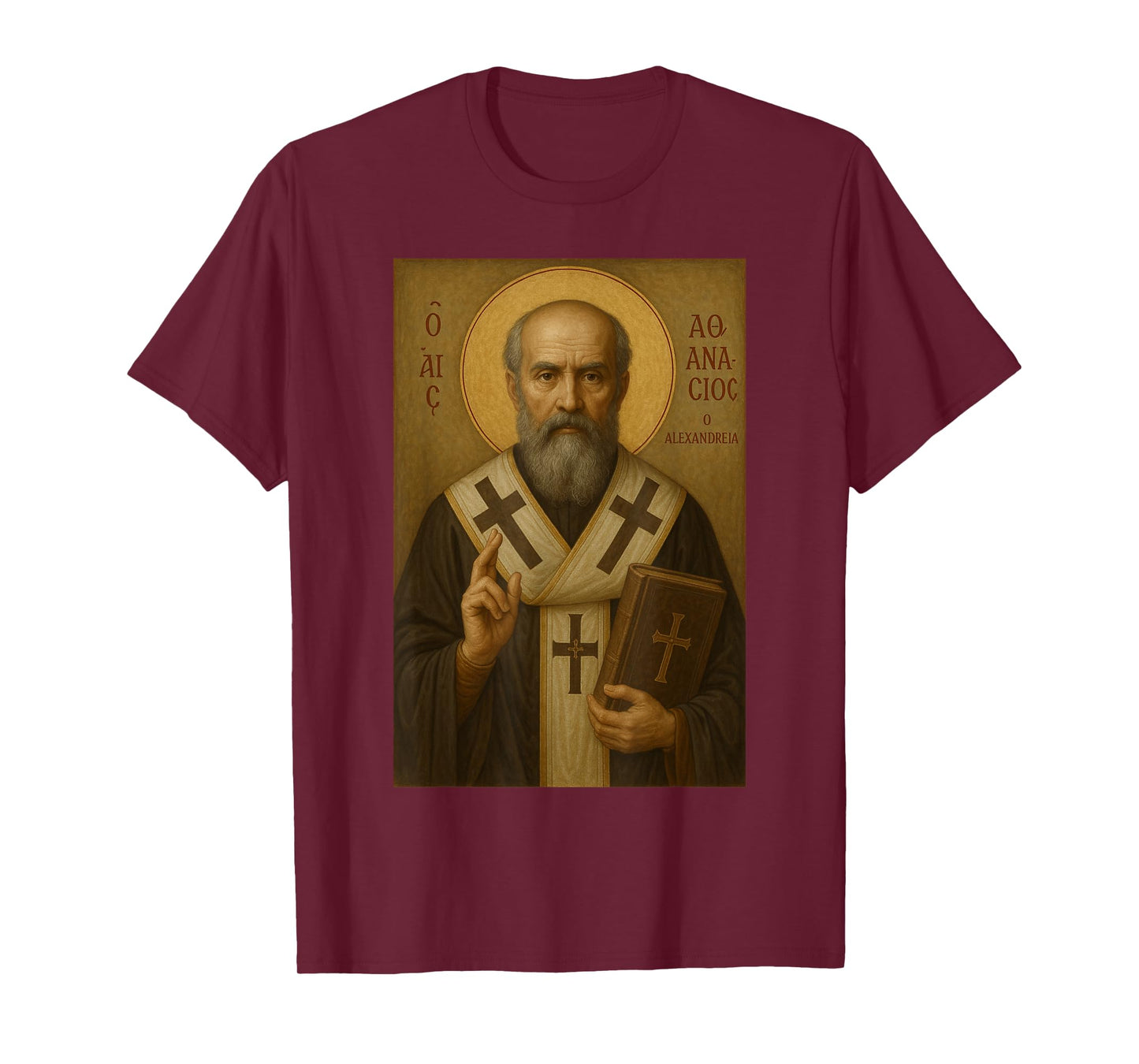 Orthodox Patriarch St. Athanasius of Alexandria Icon T-Shirt