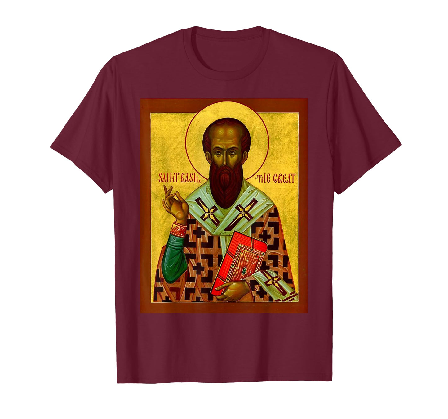 St. Basil the Great Eastern Orthodox Byzantine Art Easter T-Shirt