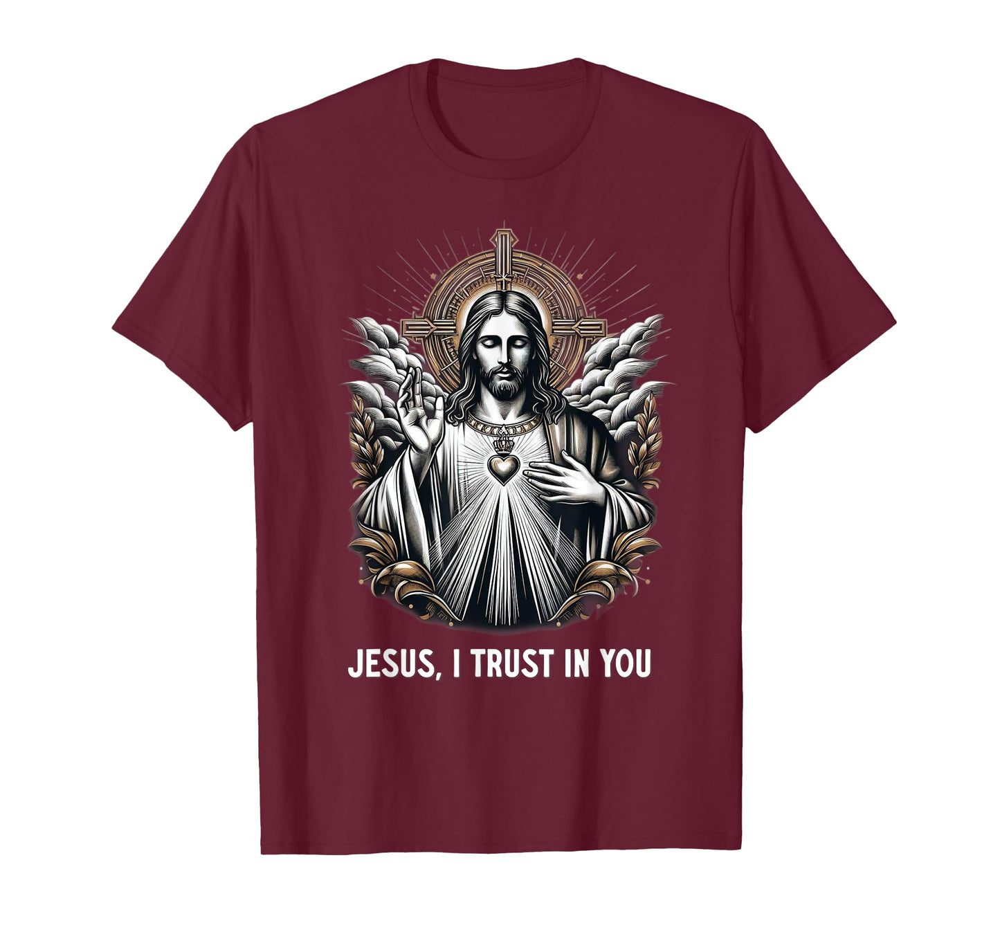 Jesus I Trust In You Divine Mercy Catholic T-Shirt