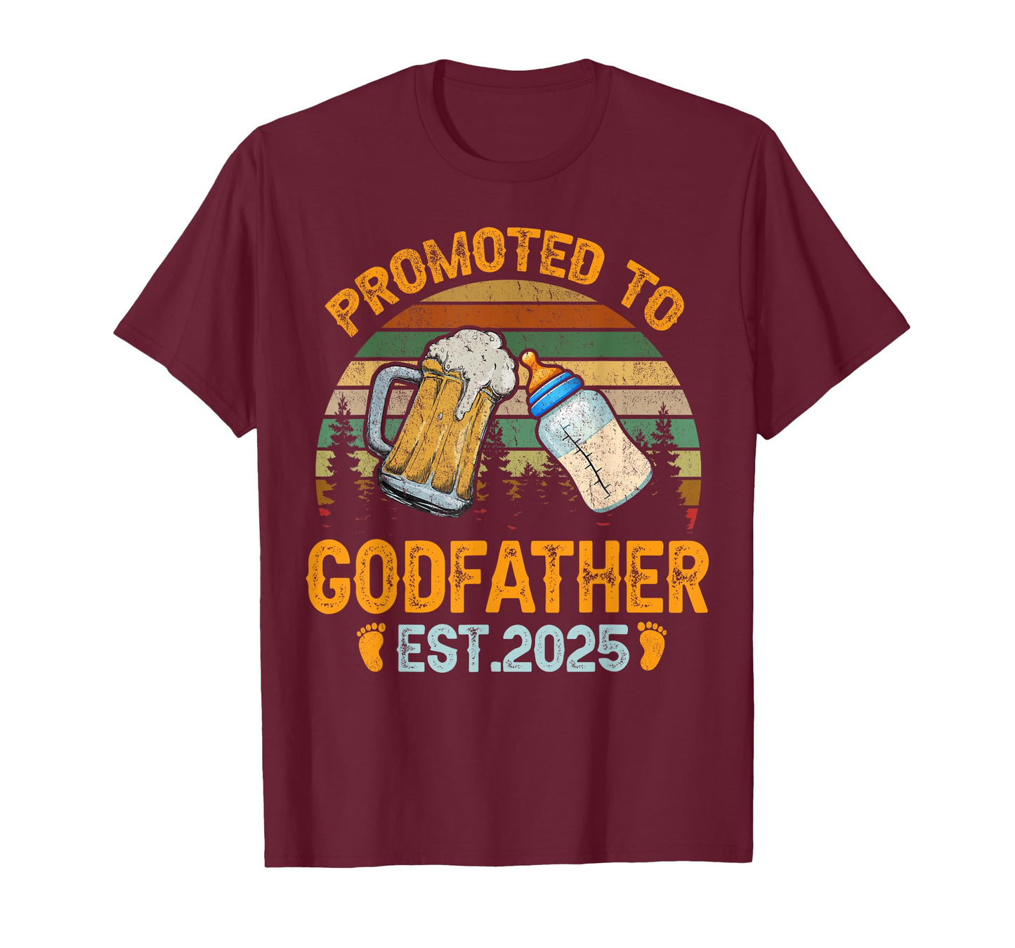 Promoted to Godfather 2025 Funny Shirt for new Godfather T-Shirt