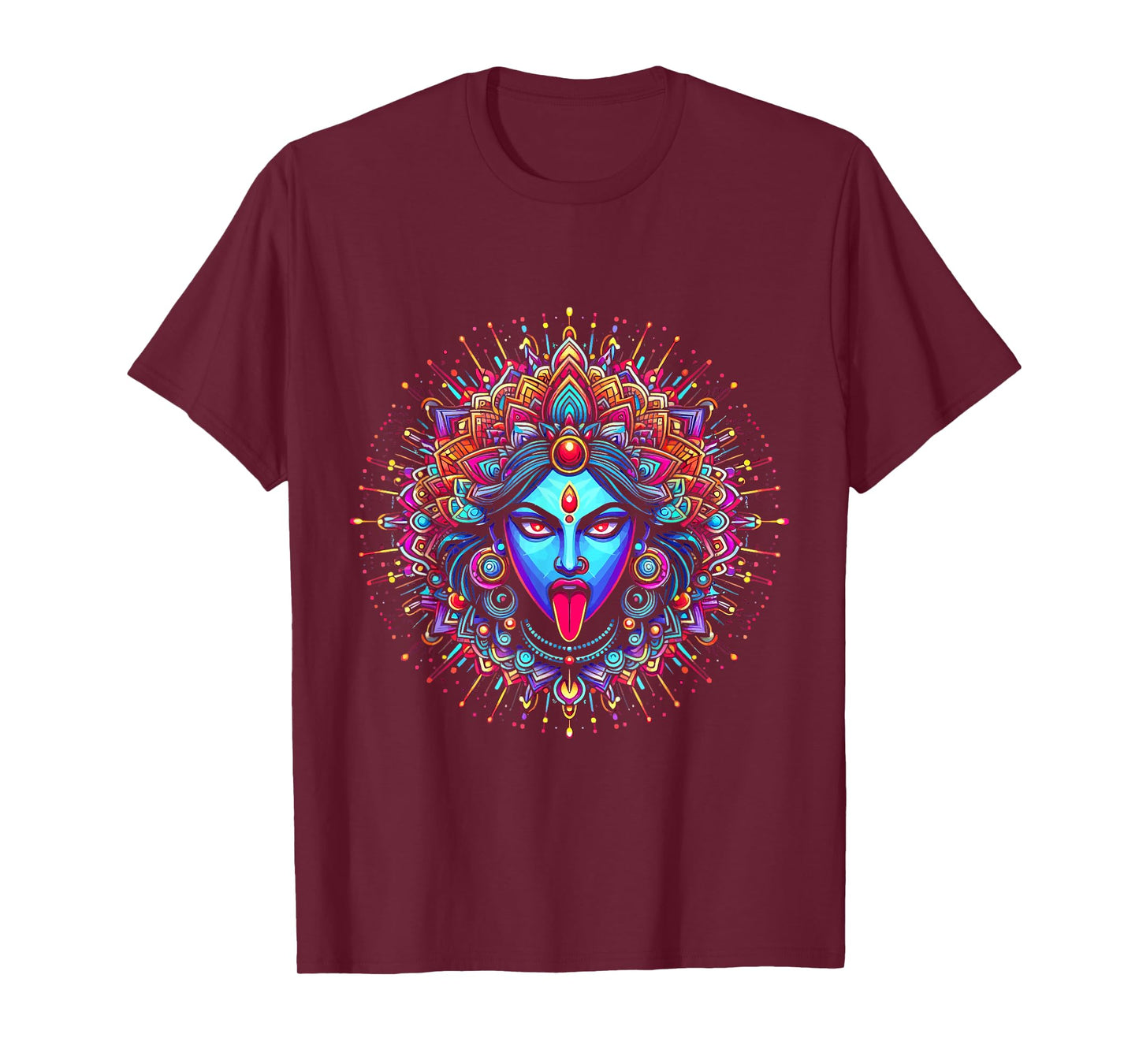 Kali Ma Hindu Goddess Of Death Hindu Mother Fierce Warrior T-Shirt