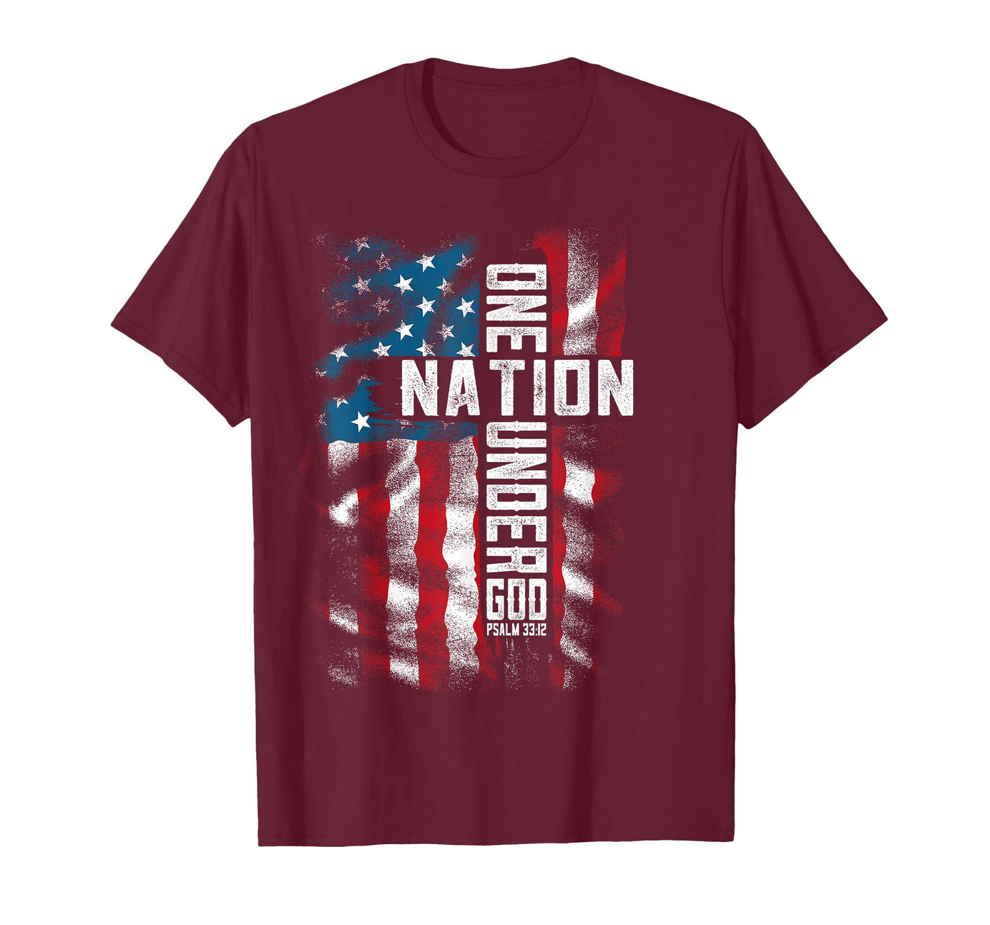 christian men , bible verse faith , patriotic 4th of july T-Shirt