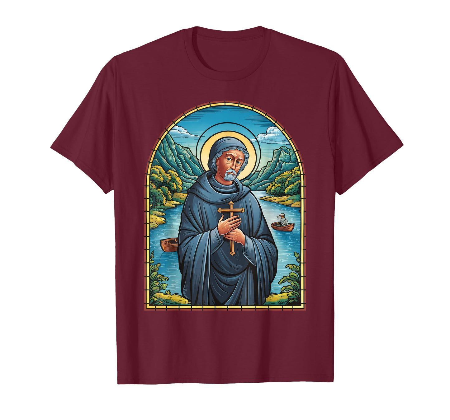 St Martin de Porres Catholic Church Black Saints Peru Cross T-Shirt